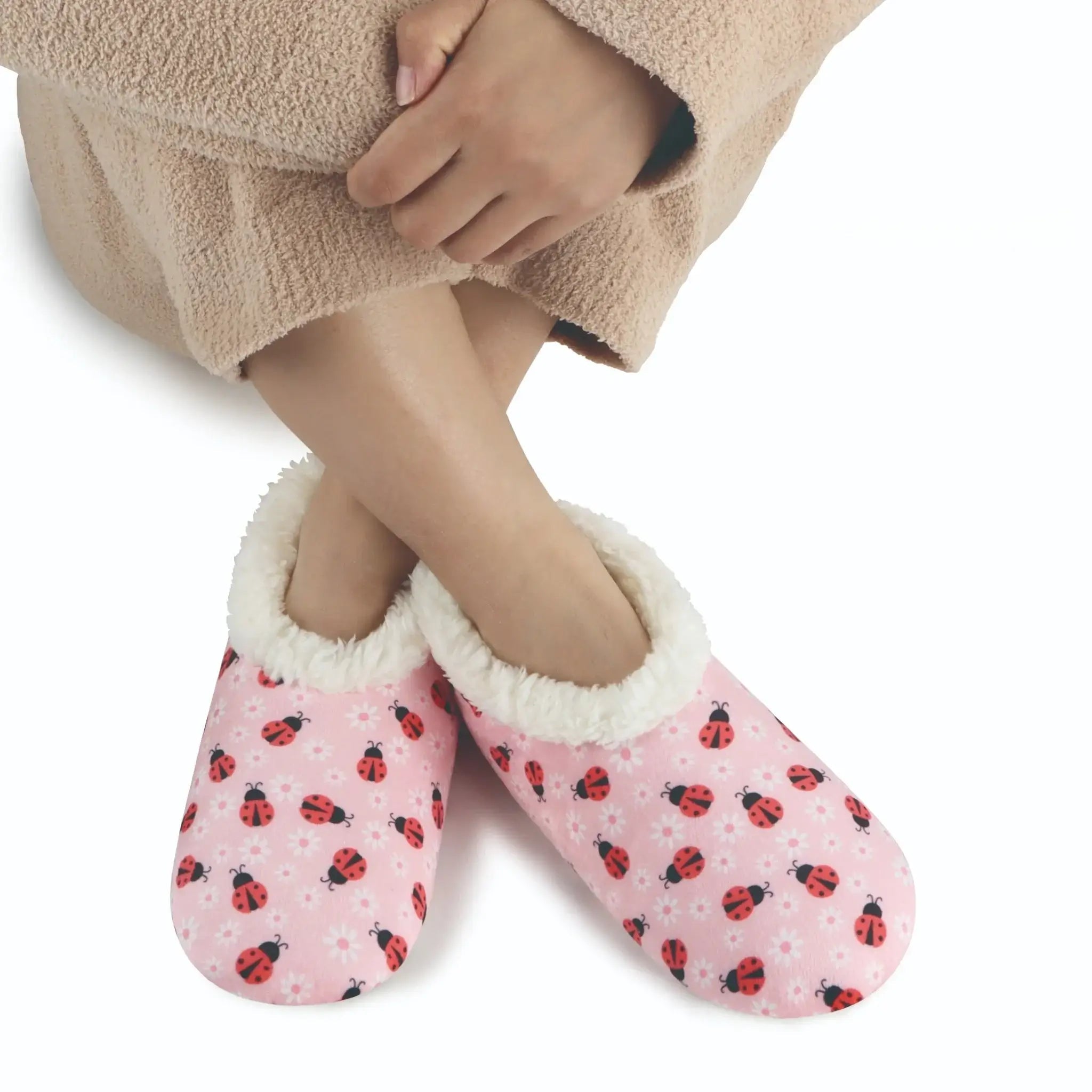 Snoozies Plush Cozy Slipper Socks with Memory Foam & Thick Sherpa Lining - Snoozies - Cloud Nine Pajamas