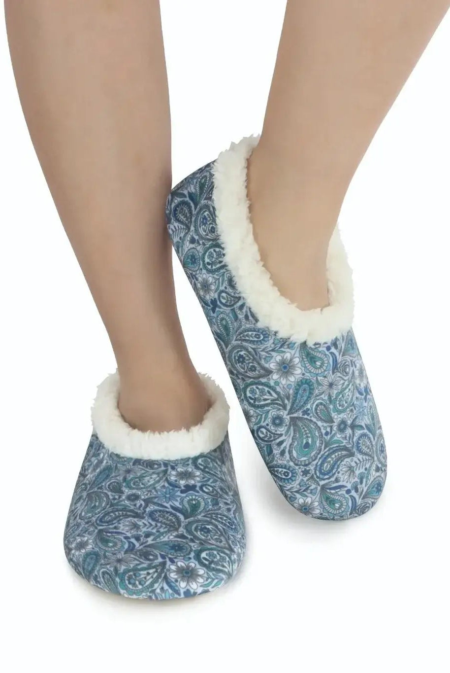 Snoozies Plush Cozy Slipper Socks with Memory Foam & Thick Sherpa Lining - Snoozies - Cloud Nine Pajamas