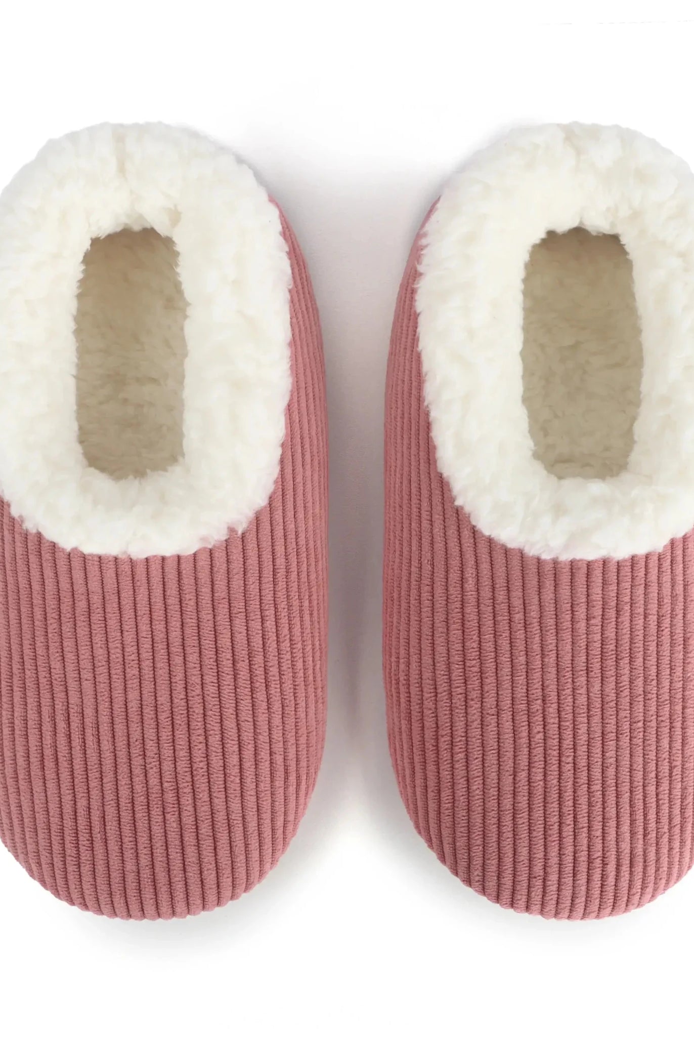 Snoozies Plush COZY Slipper Socks Cozy Corduroy desert rose