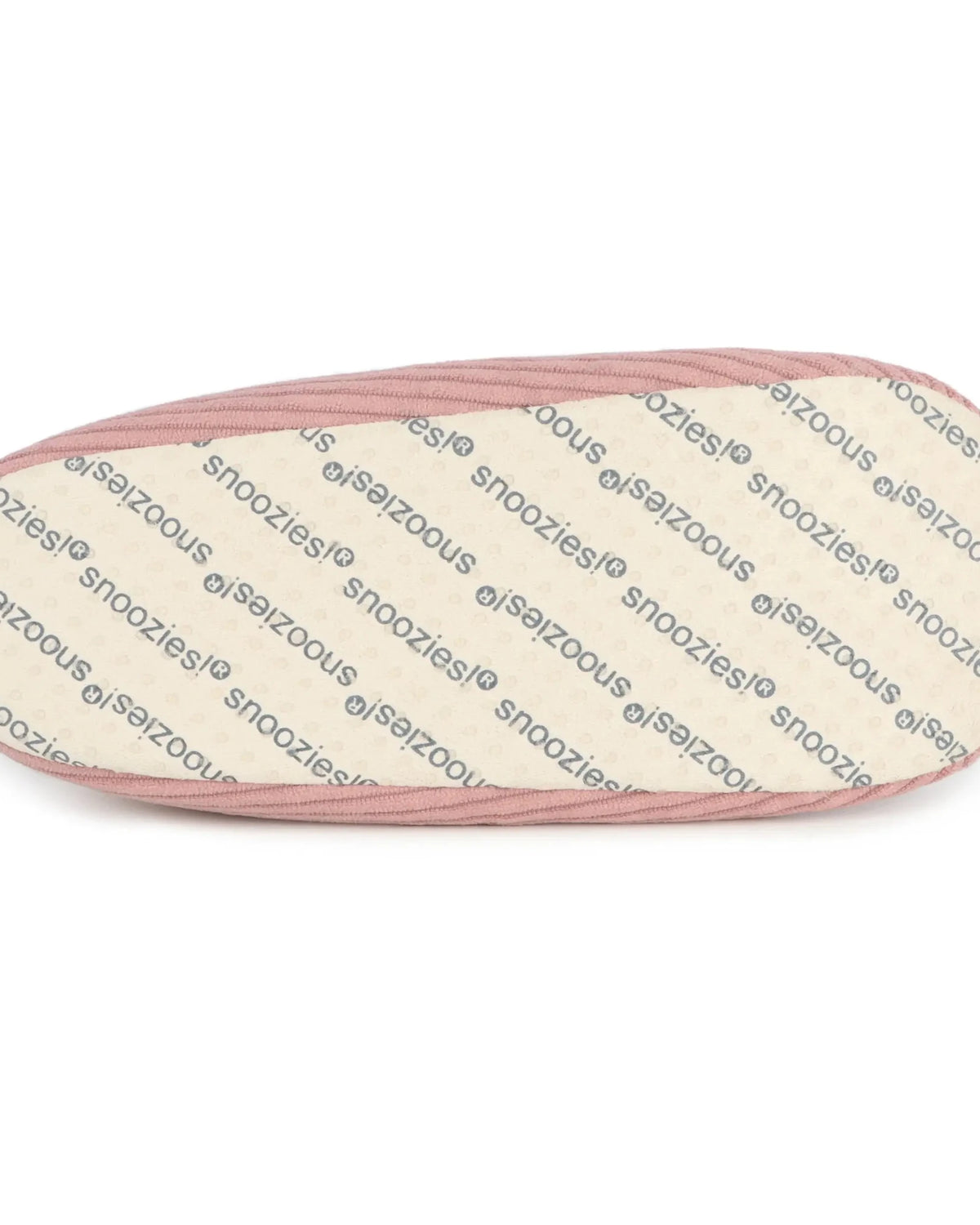 Snoozies Plush COZY Slipper Socks cozy corduroy peach