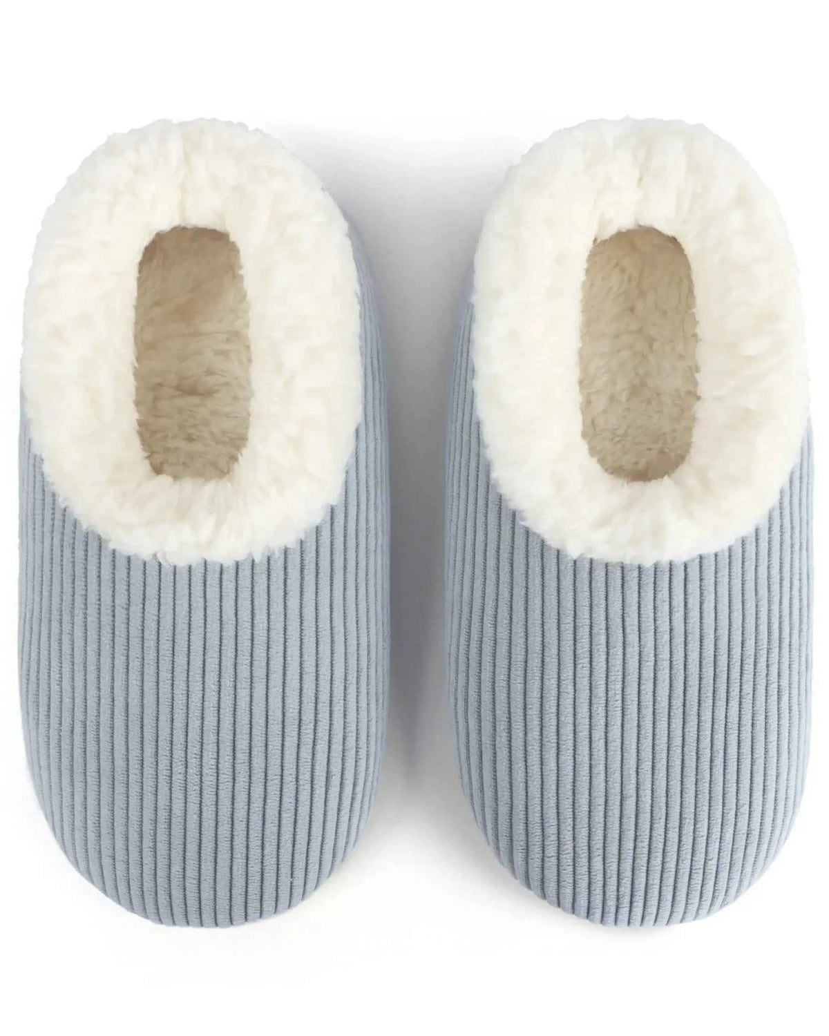 Snoozies Corduroy Memory Foam Plush Slippers