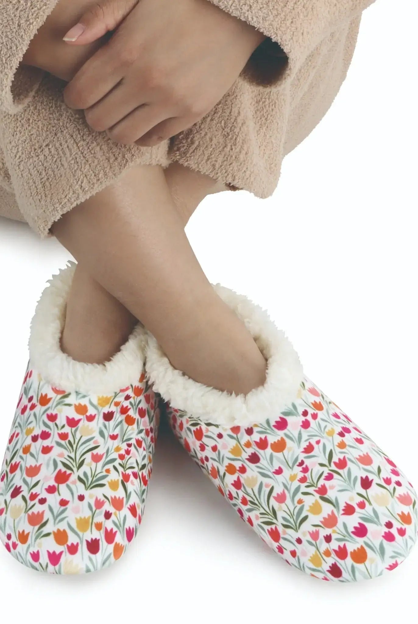 Snoozies Plush Cozy Slipper Socks with Memory Foam & Thick Sherpa Lining - Snoozies - Cloud Nine Pajamas