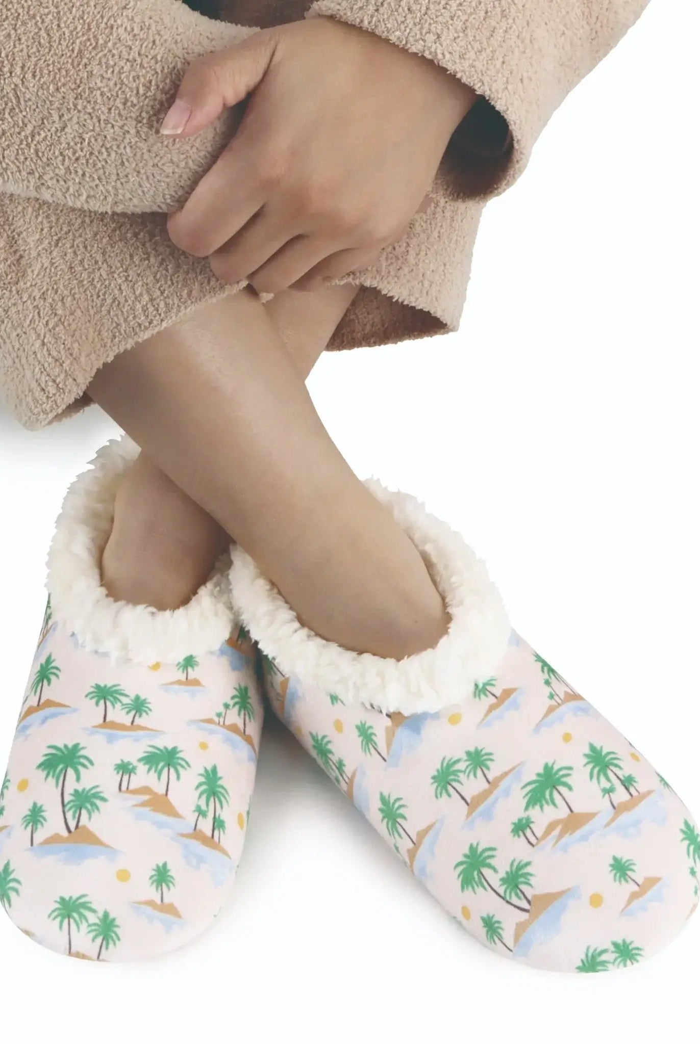 Snoozies Plush Cozy Slipper Socks with Memory Foam & Thick Sherpa Lining - Snoozies - Cloud Nine Pajamas