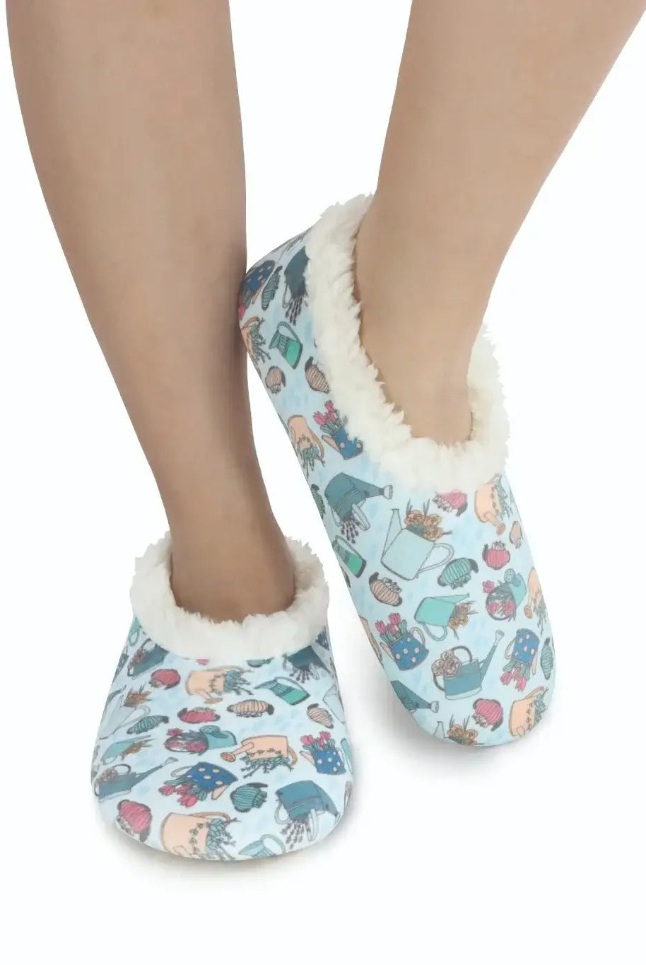 Snoozies Plush Cozy Slipper Socks with Memory Foam & Thick Sherpa Lining - Snoozies - Cloud Nine Pajamas