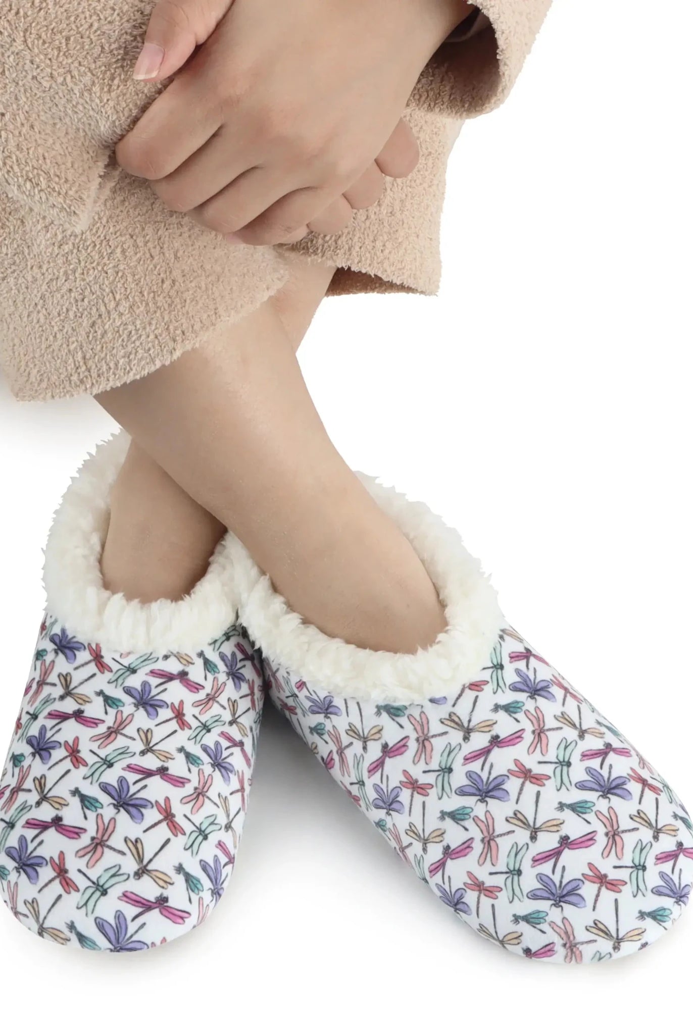 Snoozies Plush Cozy Slipper Socks with Memory Foam & Thick Sherpa Lining - Snoozies - Cloud Nine Pajamas