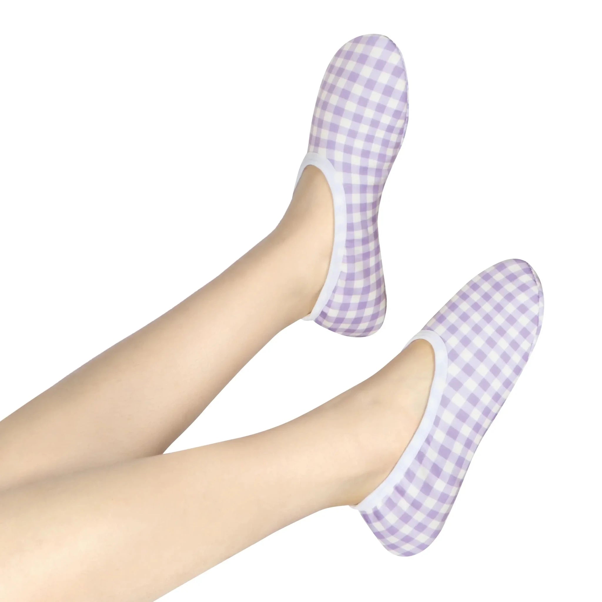 Snoozies Skinnies Lightweight Slipper Socks with Non - Skid Soles & Sherpa Lining - Snoozies - Cloud Nine Pajamas