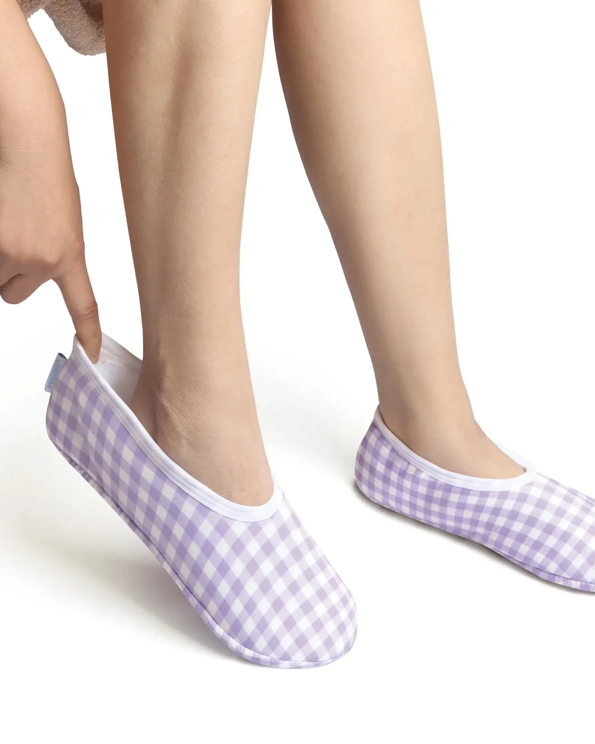 Snoozies Skinnies Lightweight Slipper Socks with Non - Skid Soles & Sherpa Lining - Snoozies - Cloud Nine Pajamas