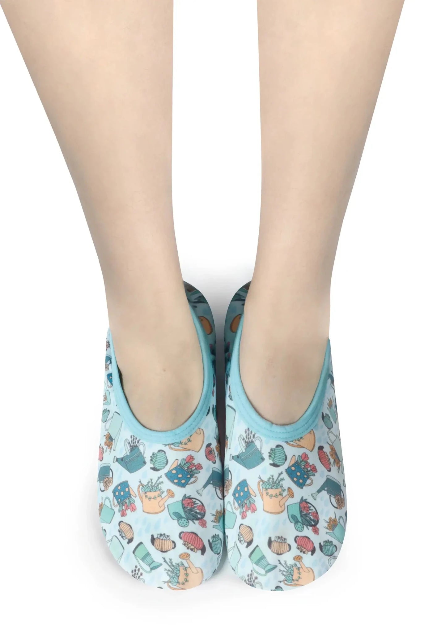 Snoozies Skinnies Lightweight Slipper Socks with Non - Skid Soles & Sherpa Lining - Snoozies - Cloud Nine Pajamas
