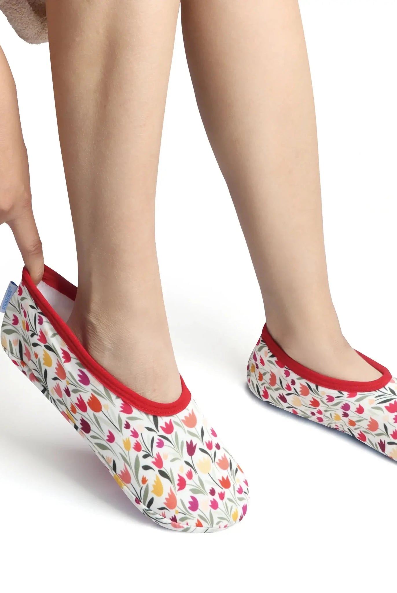 Snoozies Skinnies Lightweight Slipper Socks with Non - Skid Soles & Sherpa Lining - Snoozies - Cloud Nine Pajamas