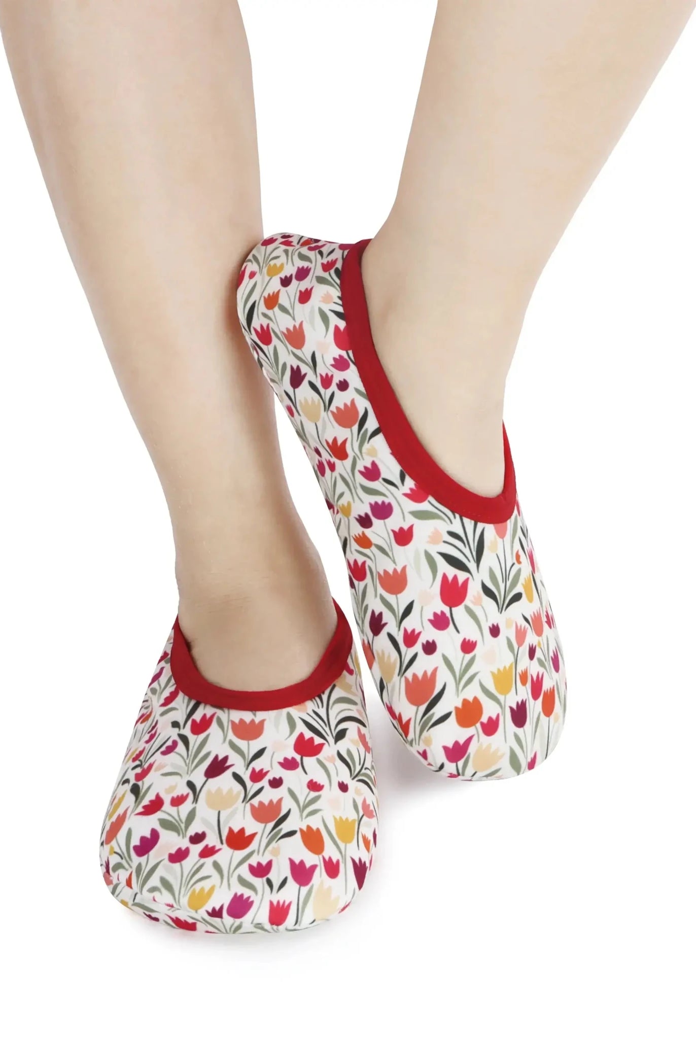 Snoozies Skinnies Lightweight Slipper Socks with Non - Skid Soles & Sherpa Lining - Snoozies - Cloud Nine Pajamas