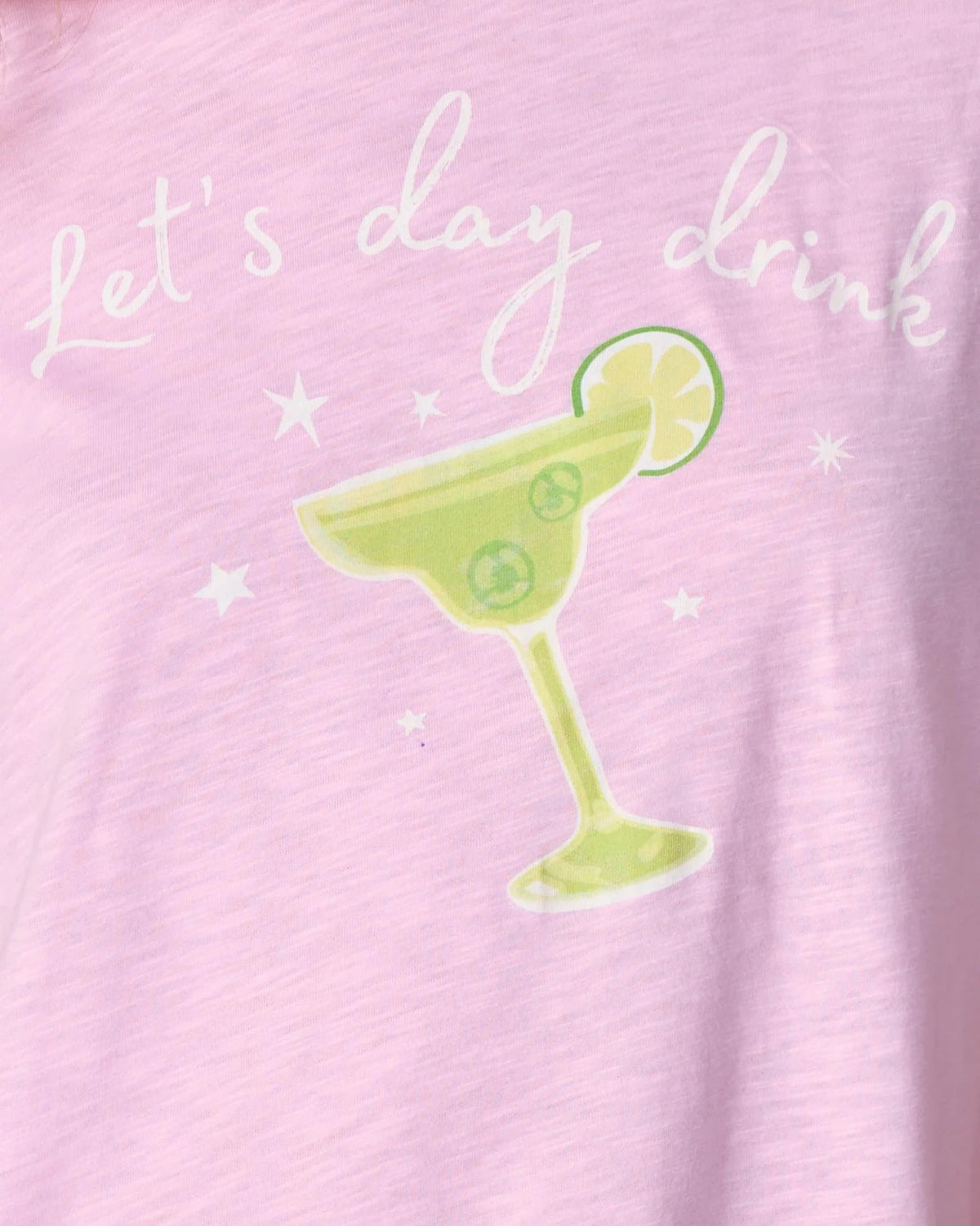 Softee "Let's Day Drink" Graphic Print Short PJ Set -PJ Salvage- Cloud Nine Pajamas
