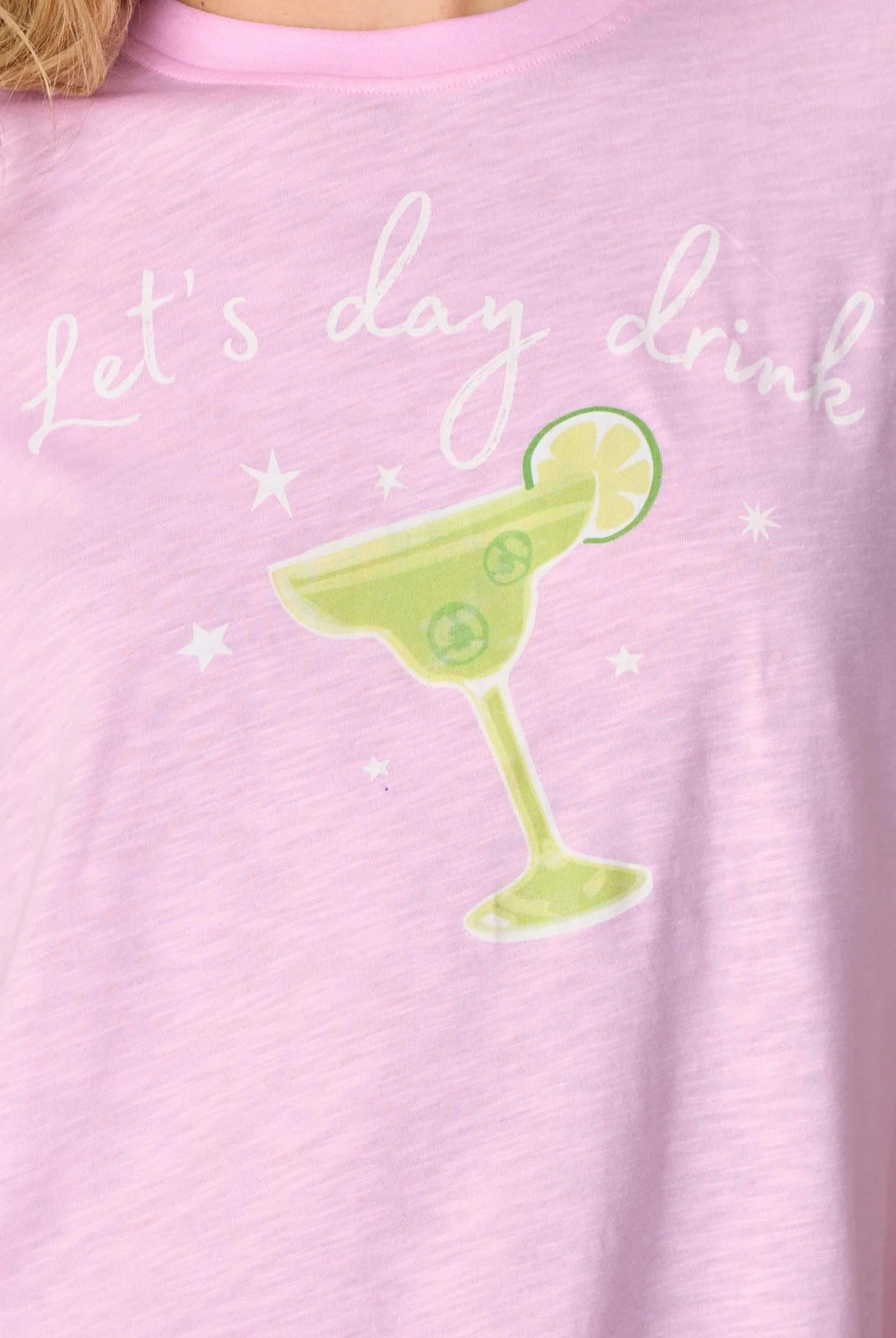 Softee "Let's Day Drink" Graphic Print Short PJ Set -PJ Salvage- Cloud Nine Pajamas