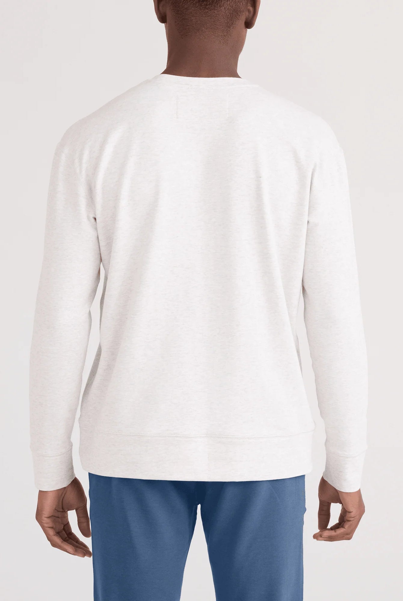 men's 3six five crew in steel heather by SAXX