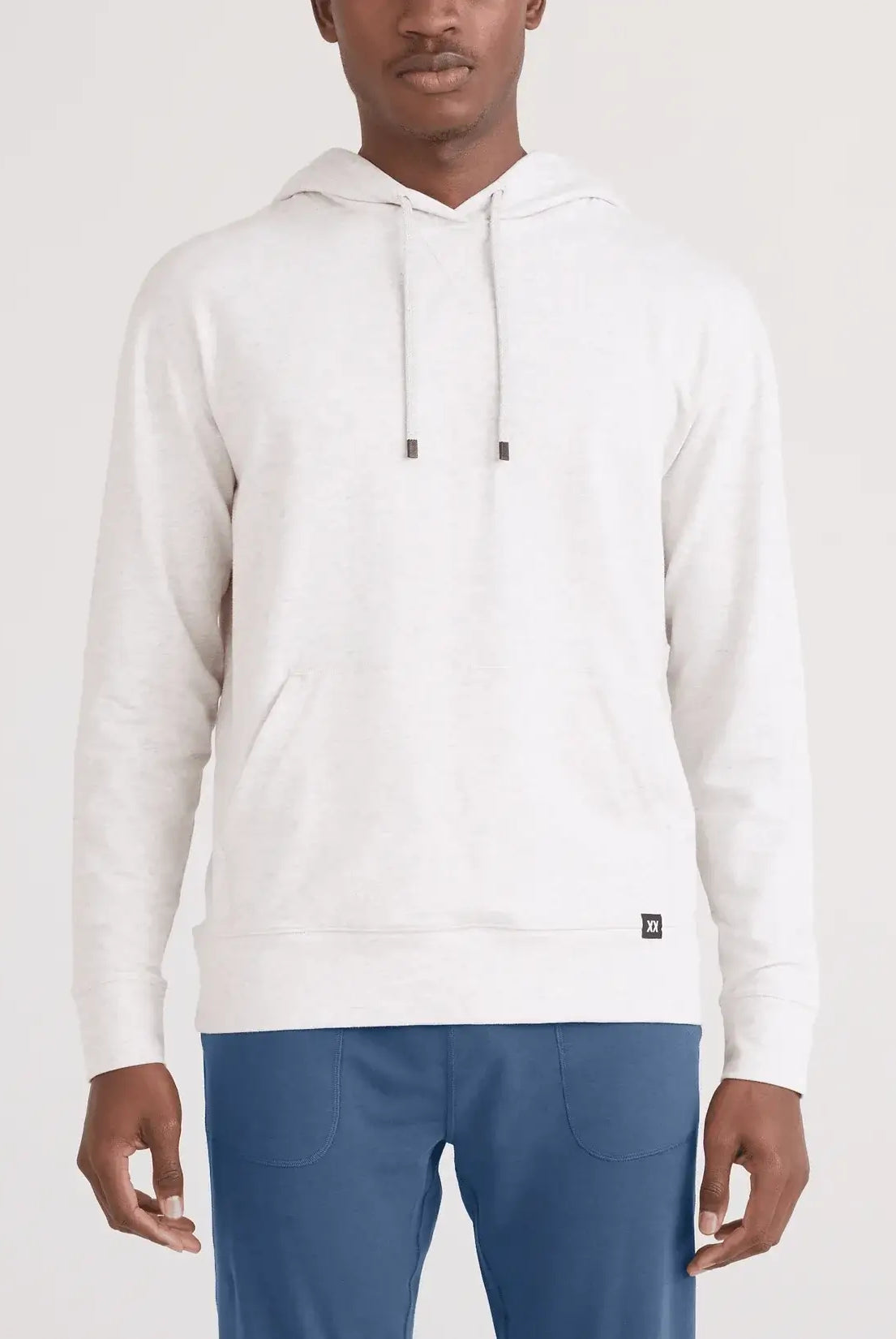 3Six Five Lounge Hoodie Men's steel white hoodie 365 by Saxx