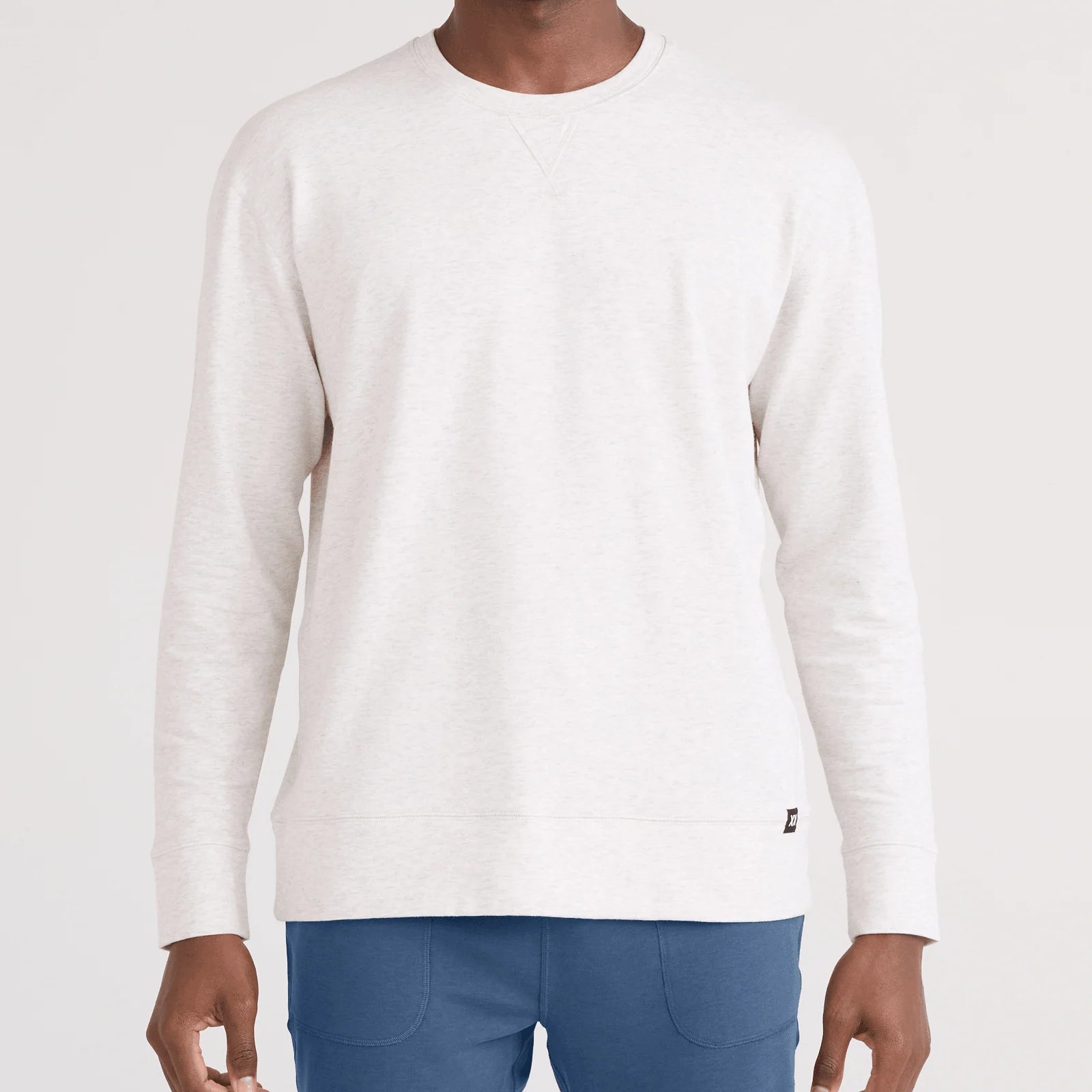 men's 3six five crew in steel heather by SAXX
