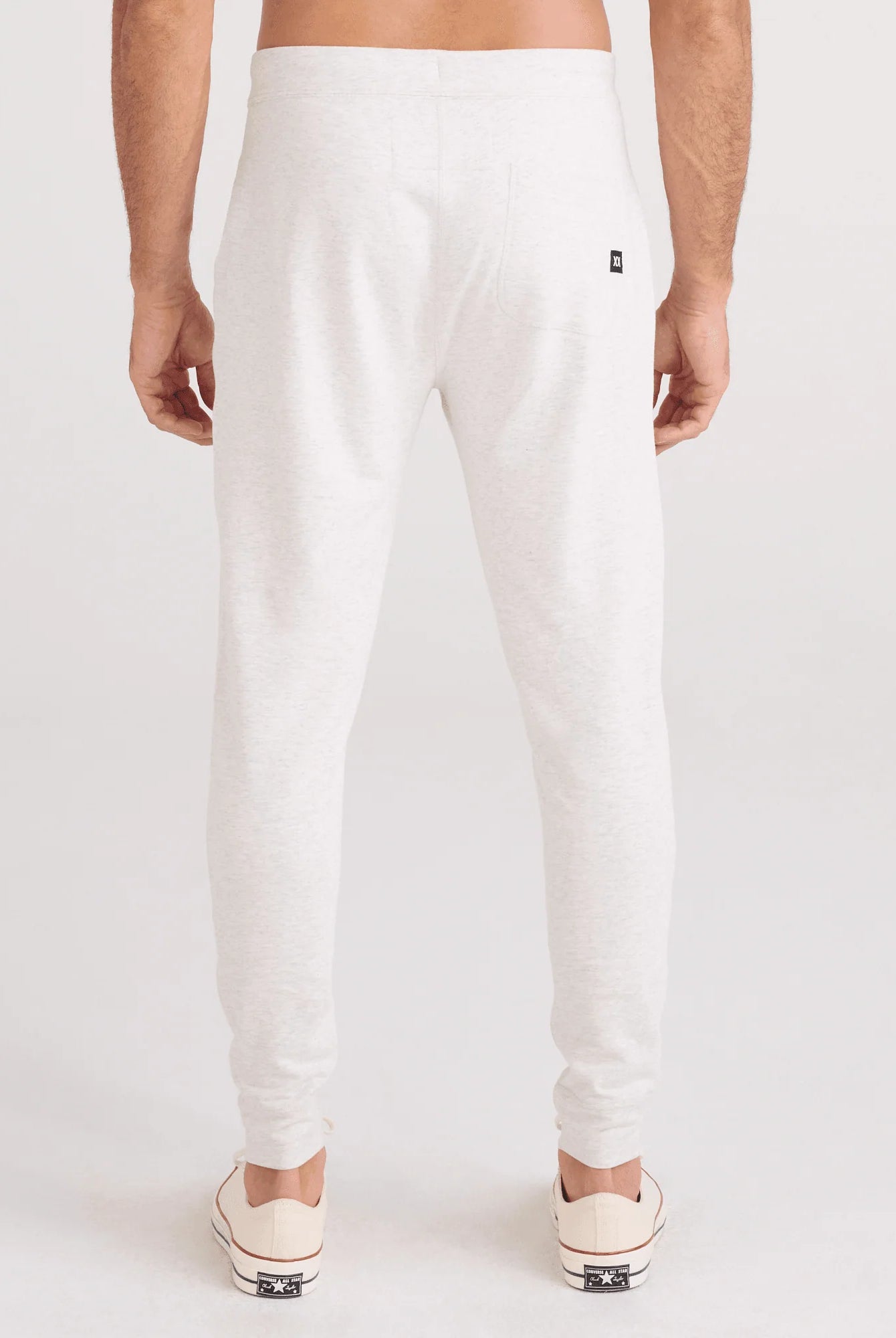 men's 3six five jogger sweatpant in steel heather by Saxx
