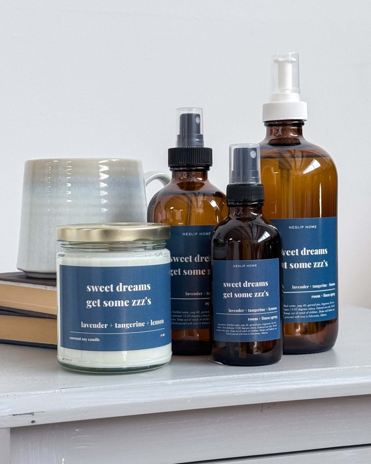 Sweet Dreams ZZZ 8oz Room & Linen Spray | Lavender + Tangerine + Lemon - Heslip Home - Cloud Nine Pajamas