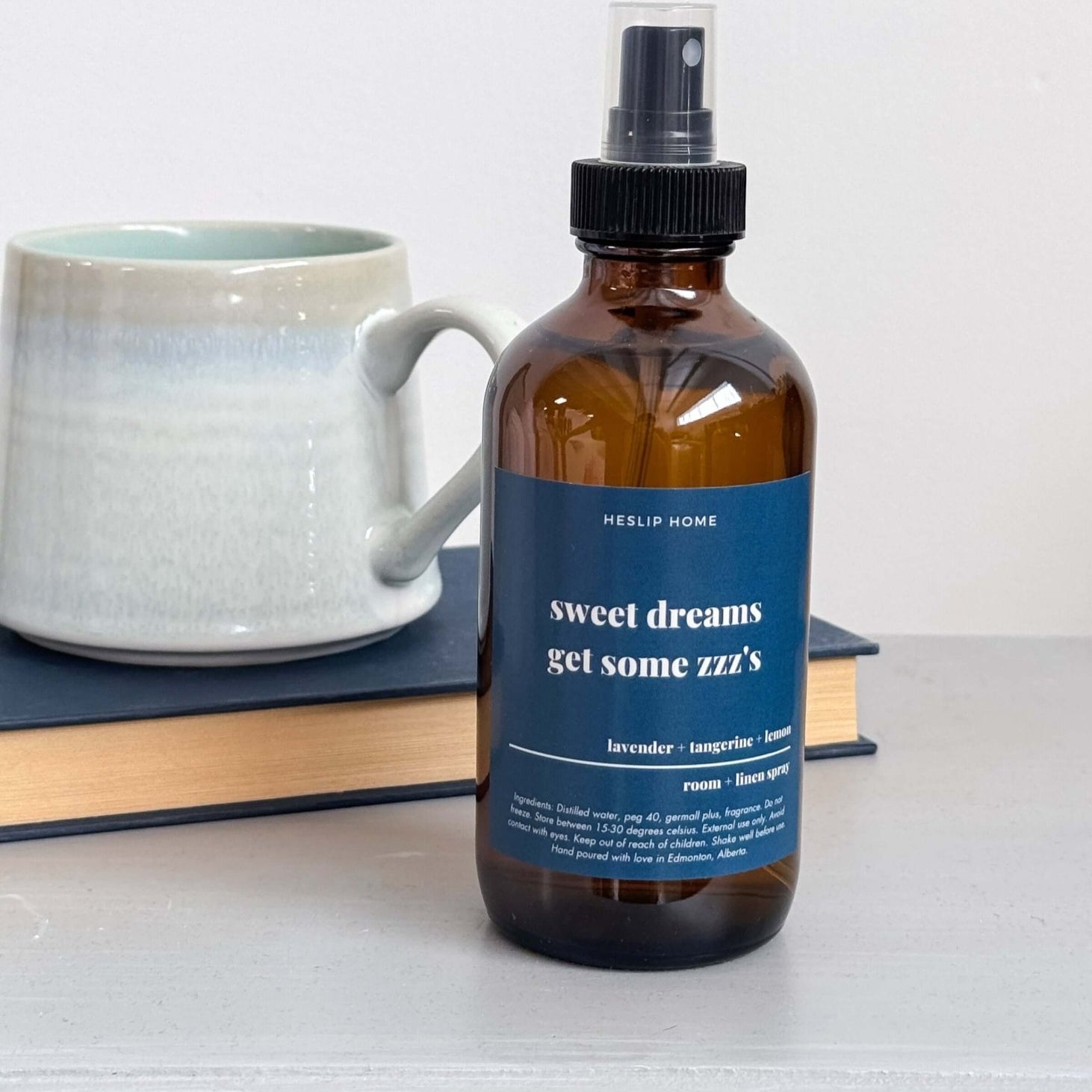 lavender room linen spray sleep aide Heslip Home