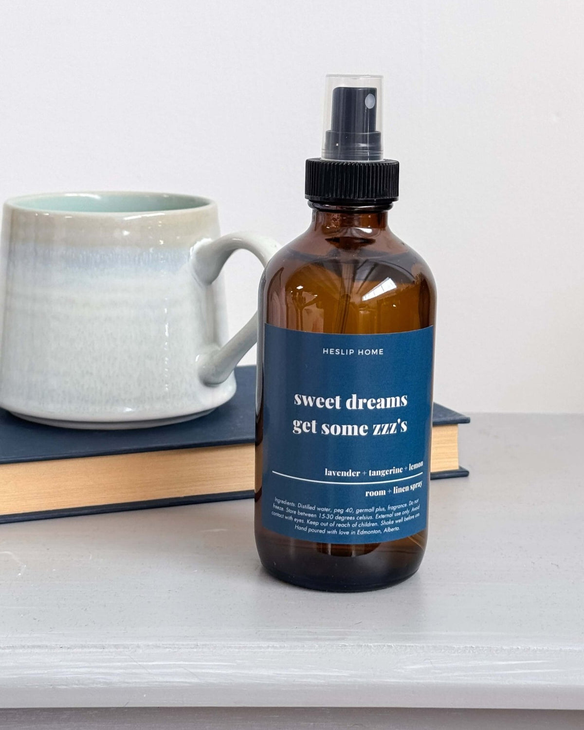 lavender room linen spray sleep aide Heslip Home