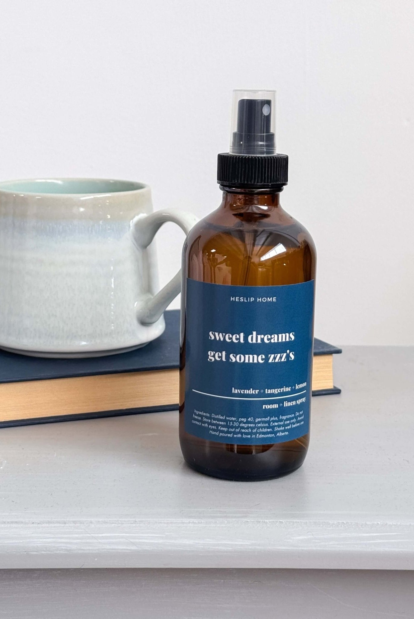 lavender room linen spray sleep aide Heslip Home