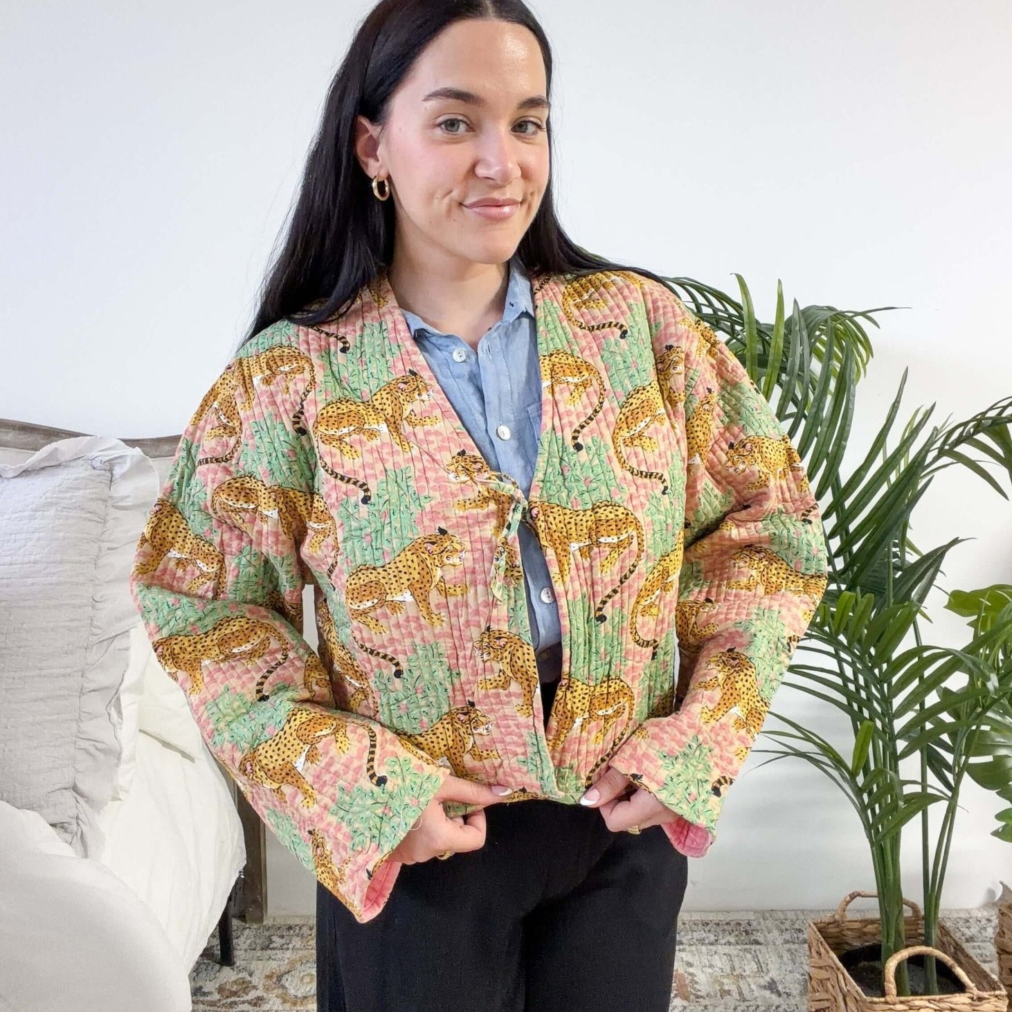 The Clara Quilted Reversible Jacket by French Toast Handmade - French Toast Handmade - Cloud Nine Pajamas