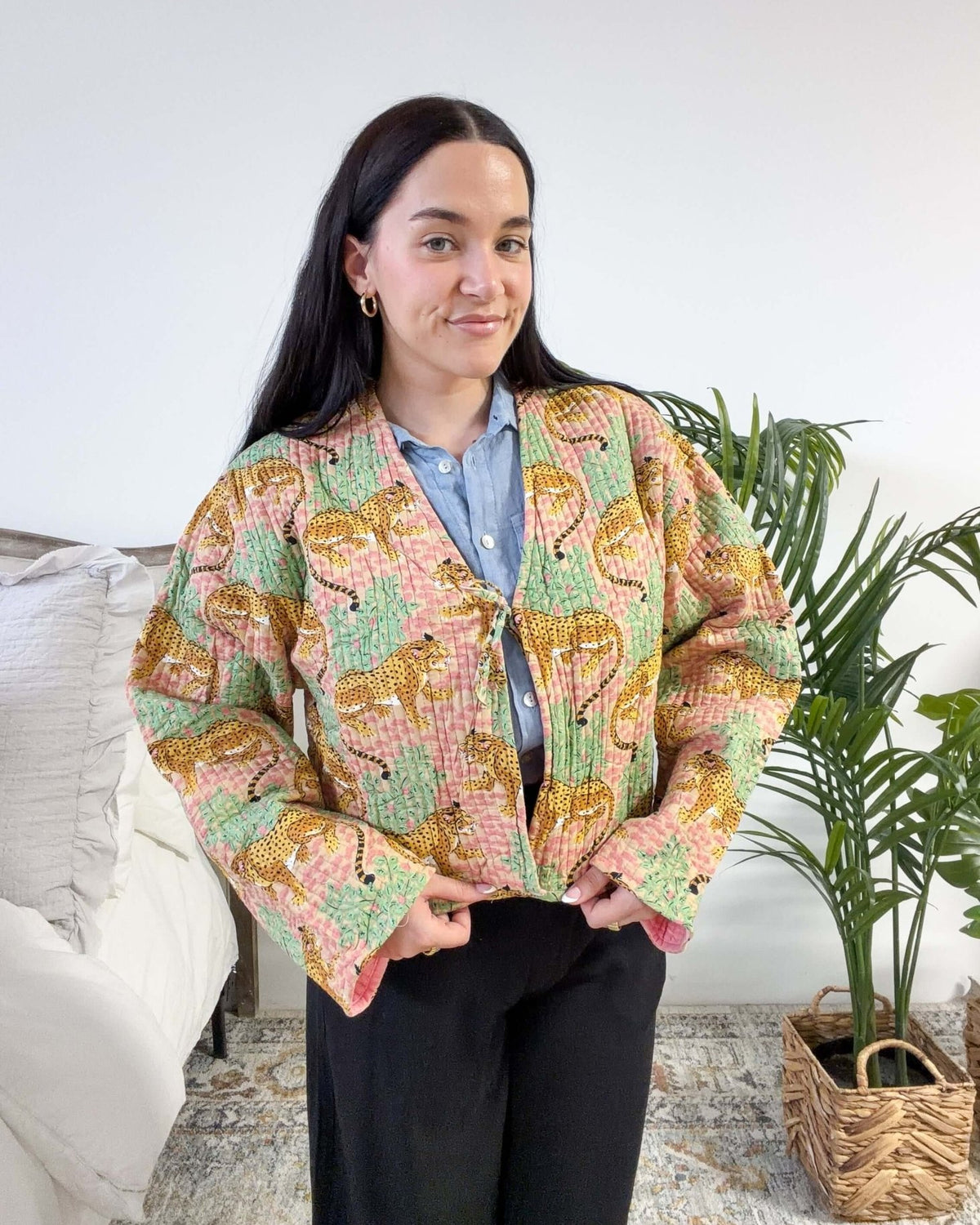 The Clara Quilted Reversible Jacket by French Toast Handmade - French Toast Handmade - Cloud Nine Pajamas