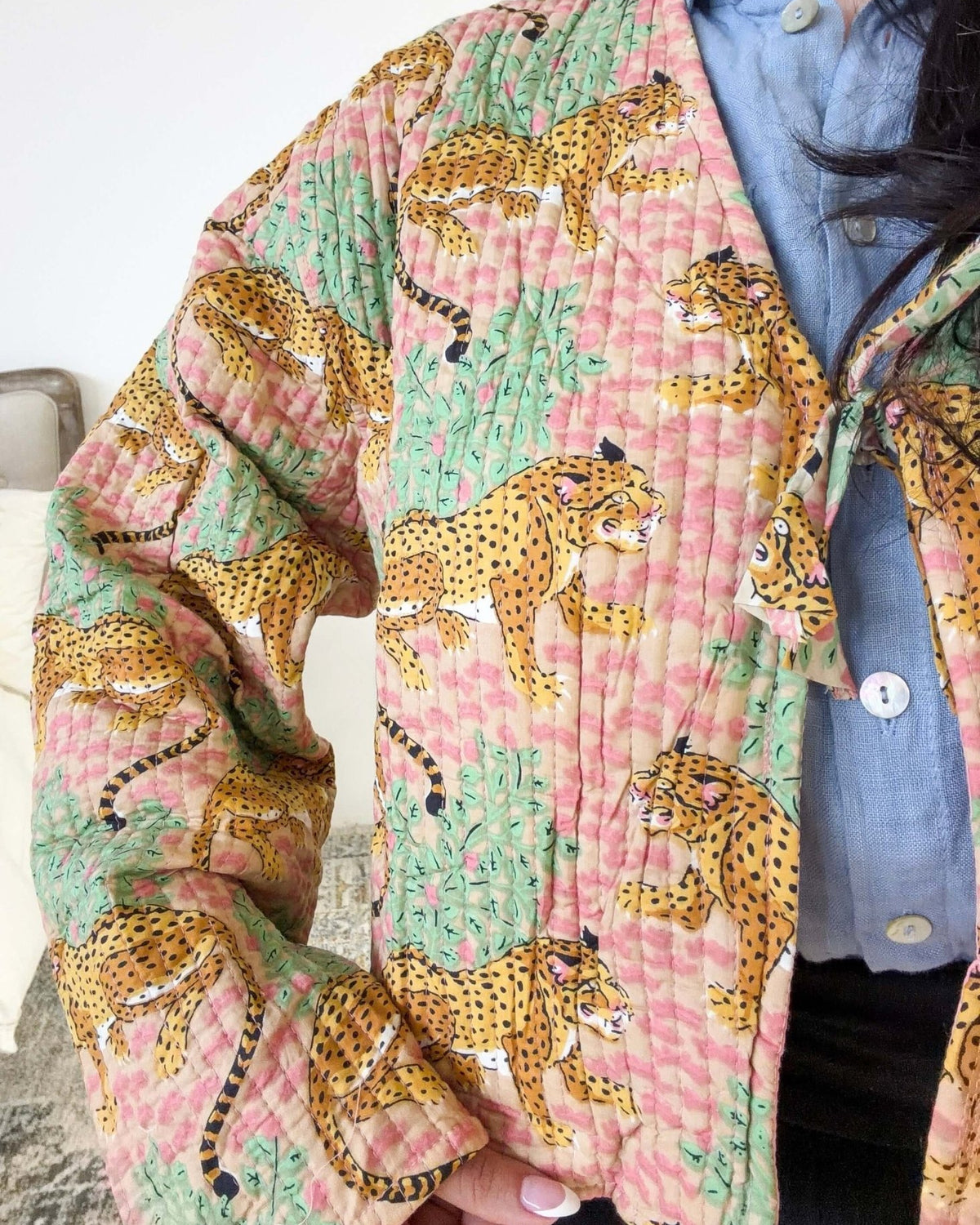 The Clara Quilted Reversible Jacket by French Toast Handmade - French Toast Handmade - Cloud Nine Pajamas