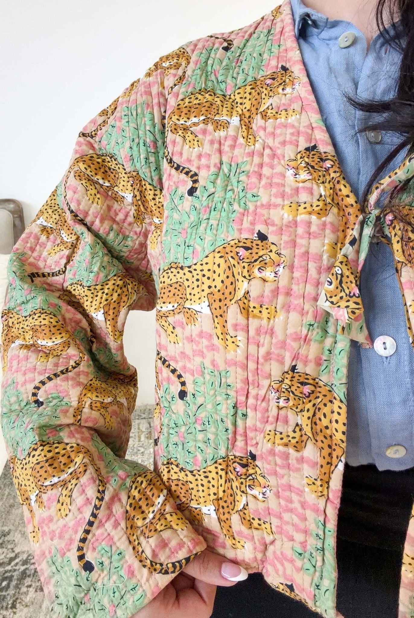 The Clara Quilted Reversible Jacket by French Toast Handmade - French Toast Handmade - Cloud Nine Pajamas