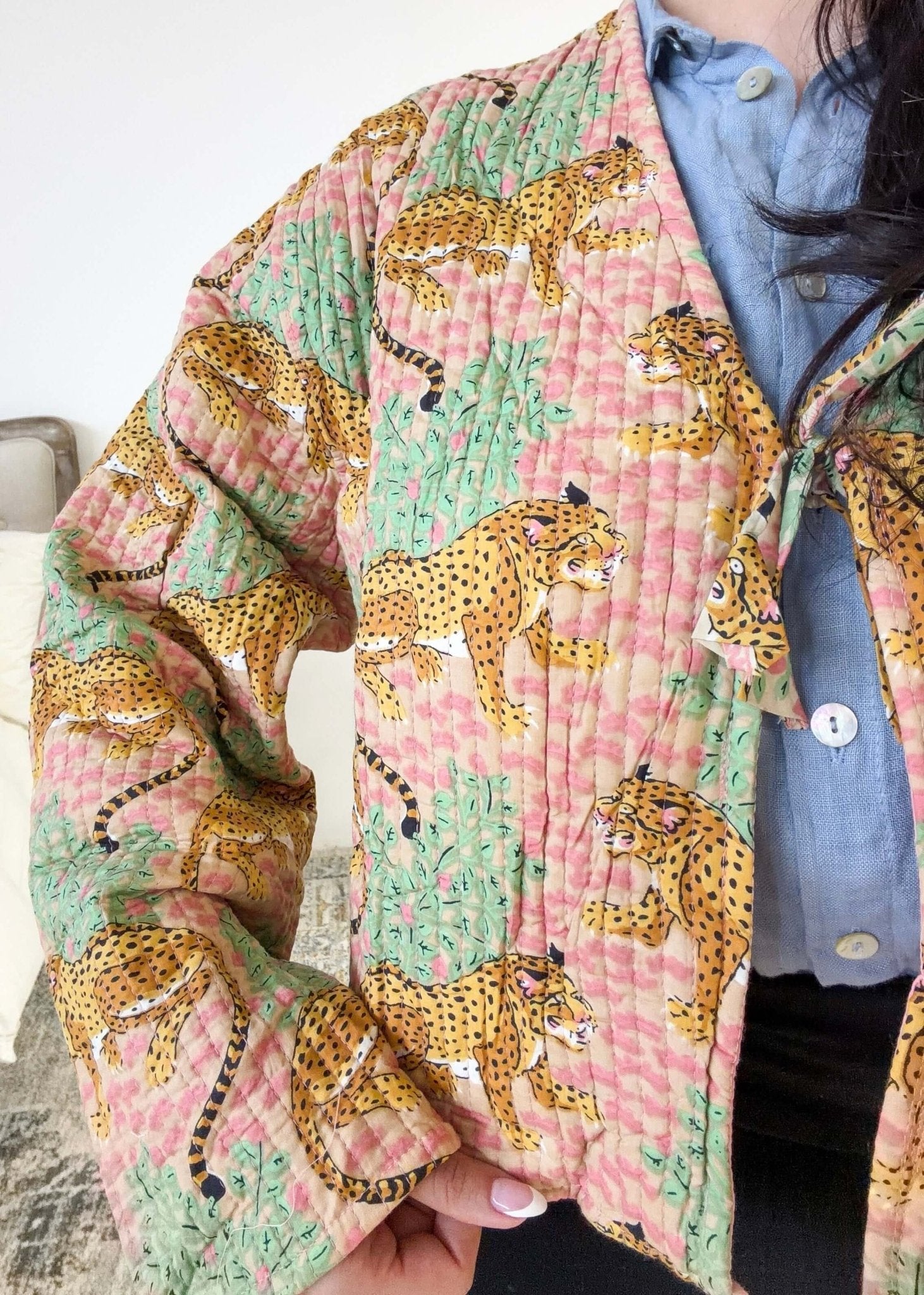 The Clara Quilted Reversible Jacket by French Toast Handmade - French Toast Handmade - Cloud Nine Pajamas