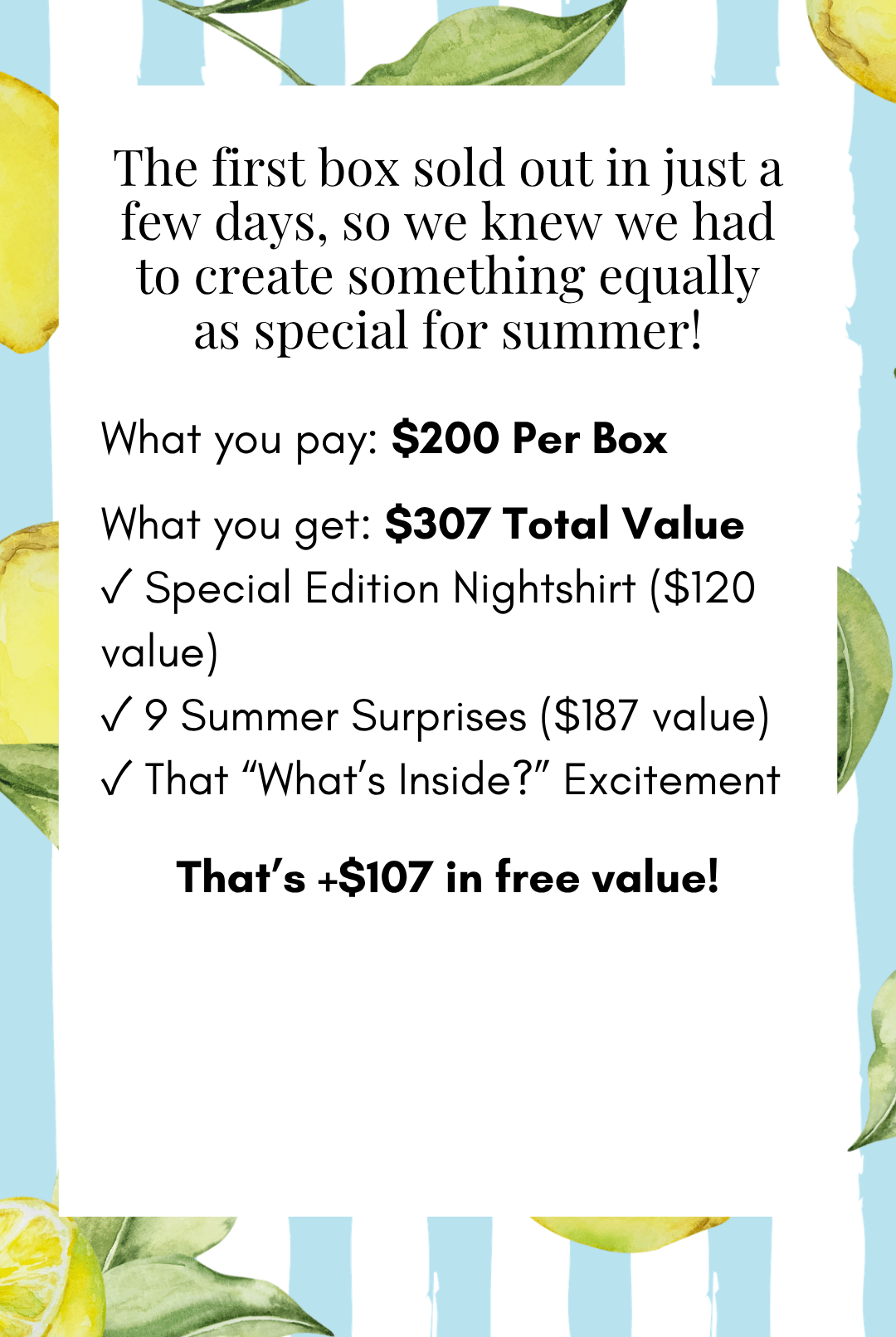 The Dreamer's Club Seasonal Box - Summer Edition -The Dreamer's Club- Cloud Nine Pajamas
