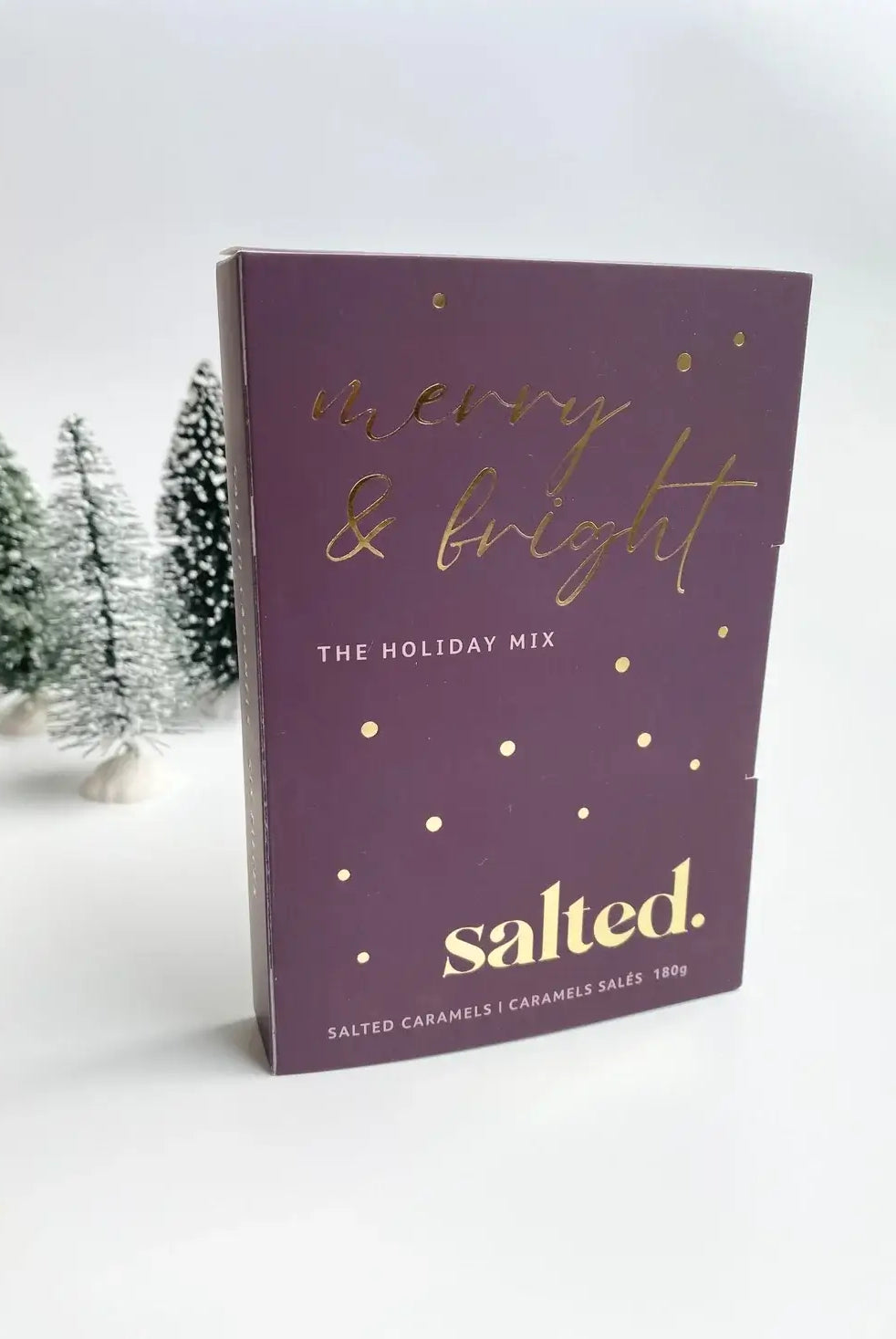 Salted Artisan handcrafted caramels - 6 piece window box for Christmas in assorted flavours