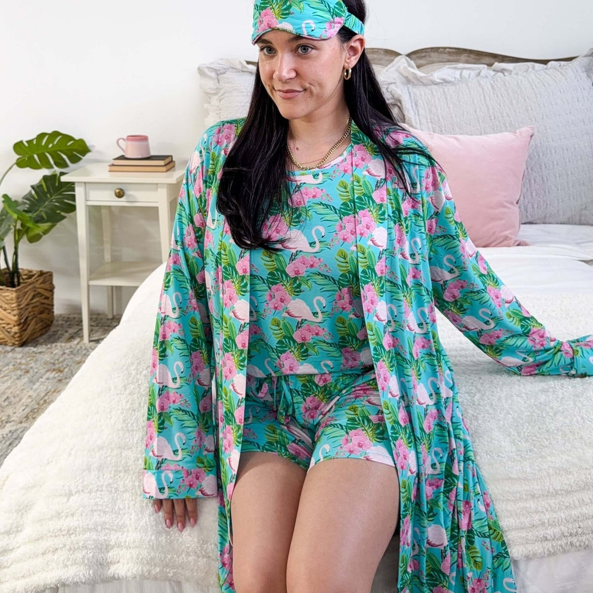 Tropic Like it's Hot Cooling Bamboo PJ Gift Set - Georgia Rylan - Cloud Nine Pajamas