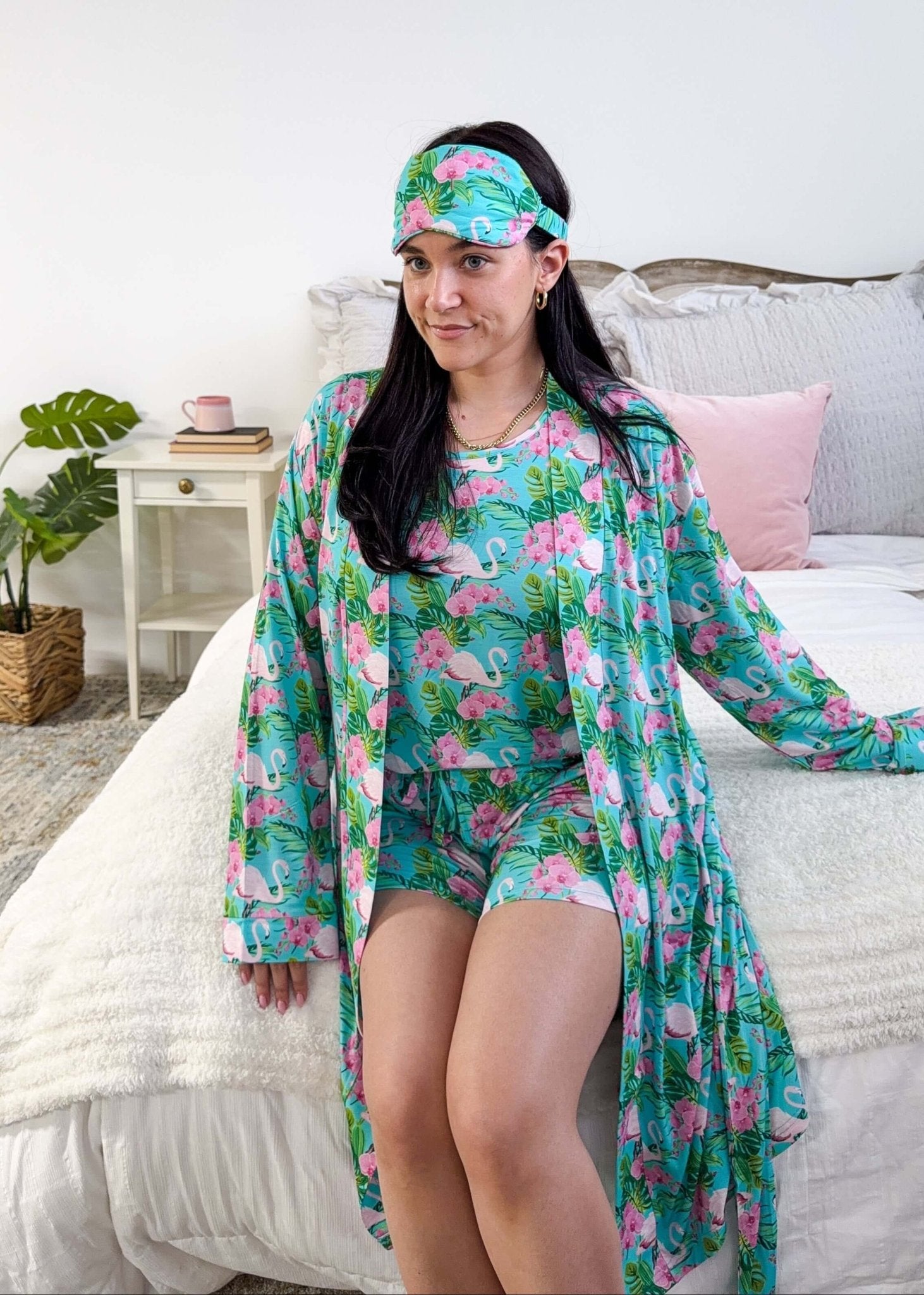 Tropic Like it's Hot Cooling Bamboo PJ Gift Set - Georgia Rylan - Cloud Nine Pajamas