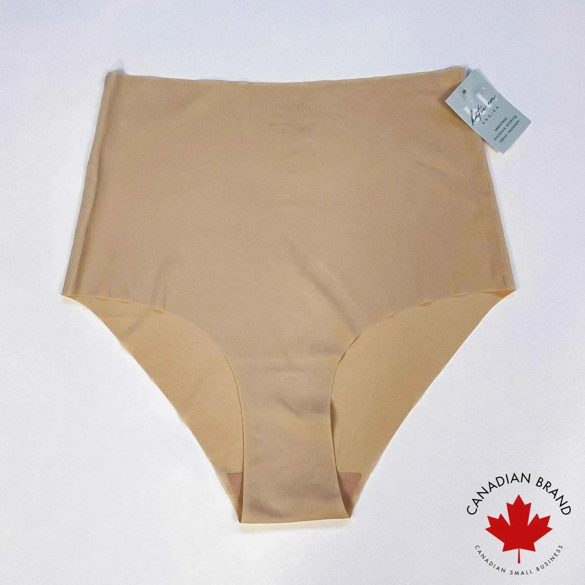 Ultimate High Rise Brief Seamless Underwear | Katie Em Undies
