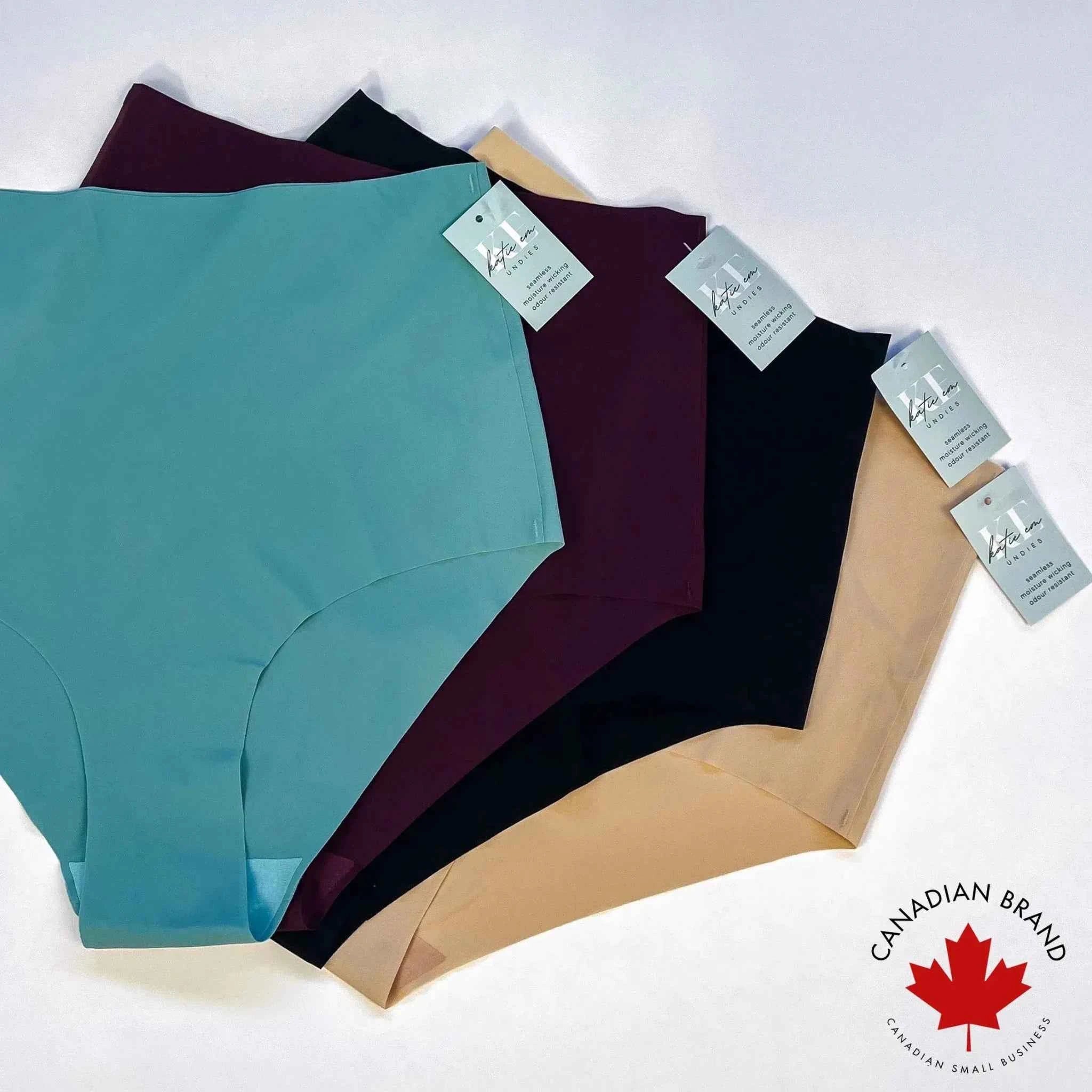 Ultimate High Rise Brief Seamless Underwear | Katie Em Undies