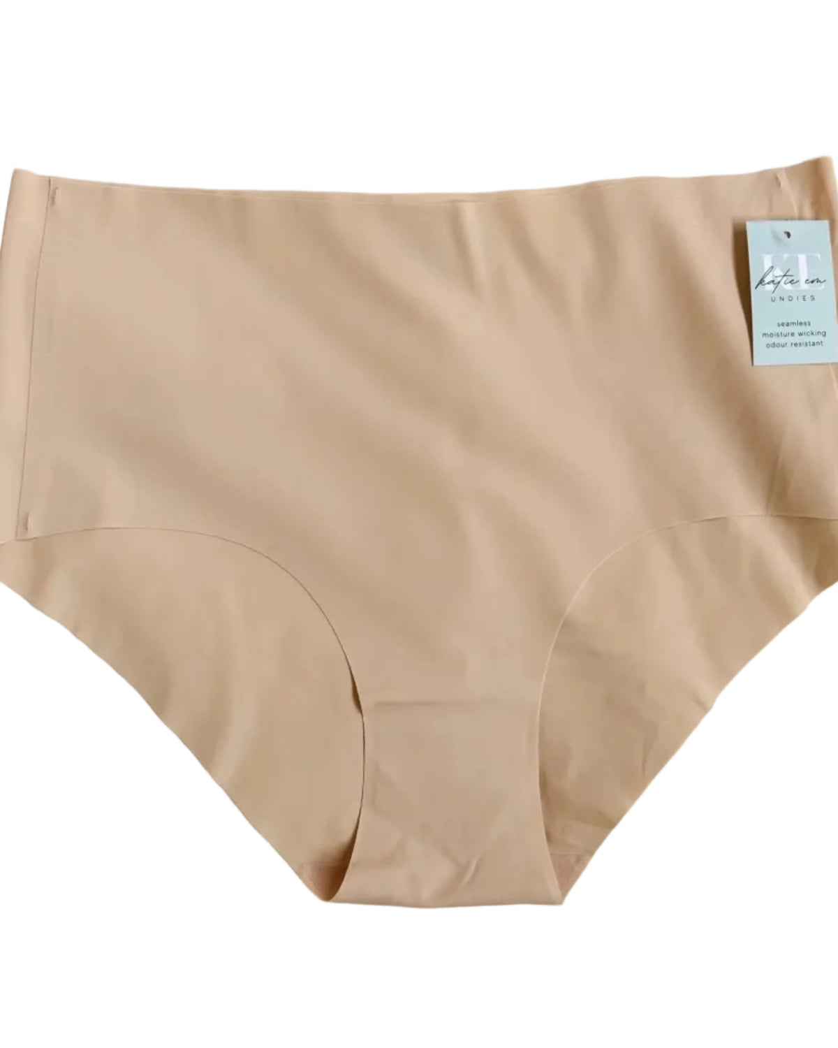 Katie Em Undies Ultimate Seamless Mid Rise Brief nude — Cloud Nine Pajamas Edmonton