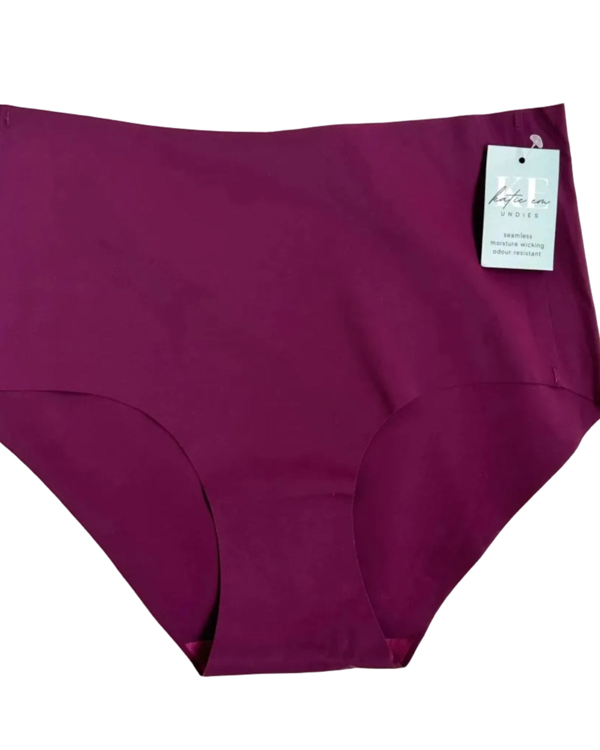 Katie Em Undies Ultimate Seamless Mid Rise Brief plum — Cloud Nine Pajamas Edmonton