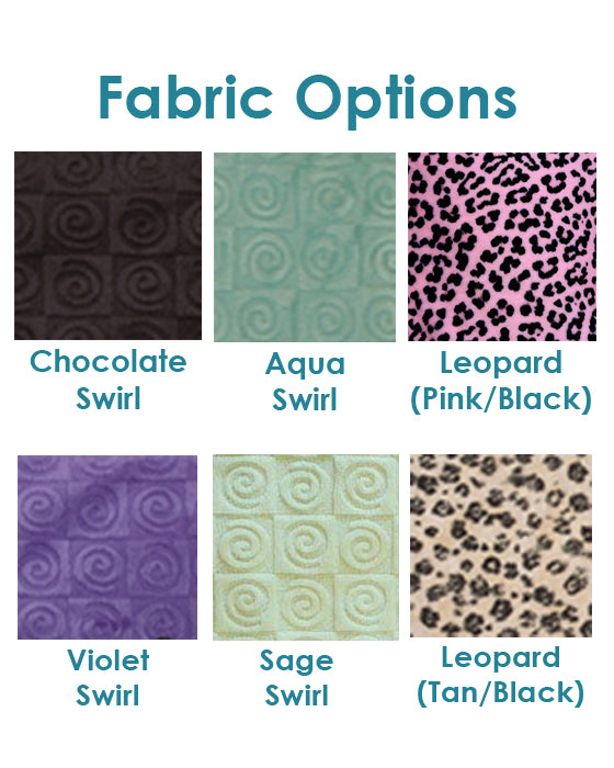 Warm Buddy Ultra Shoulder Wrap fabric options colour range — Cloud Nine Pajamas Edmonton