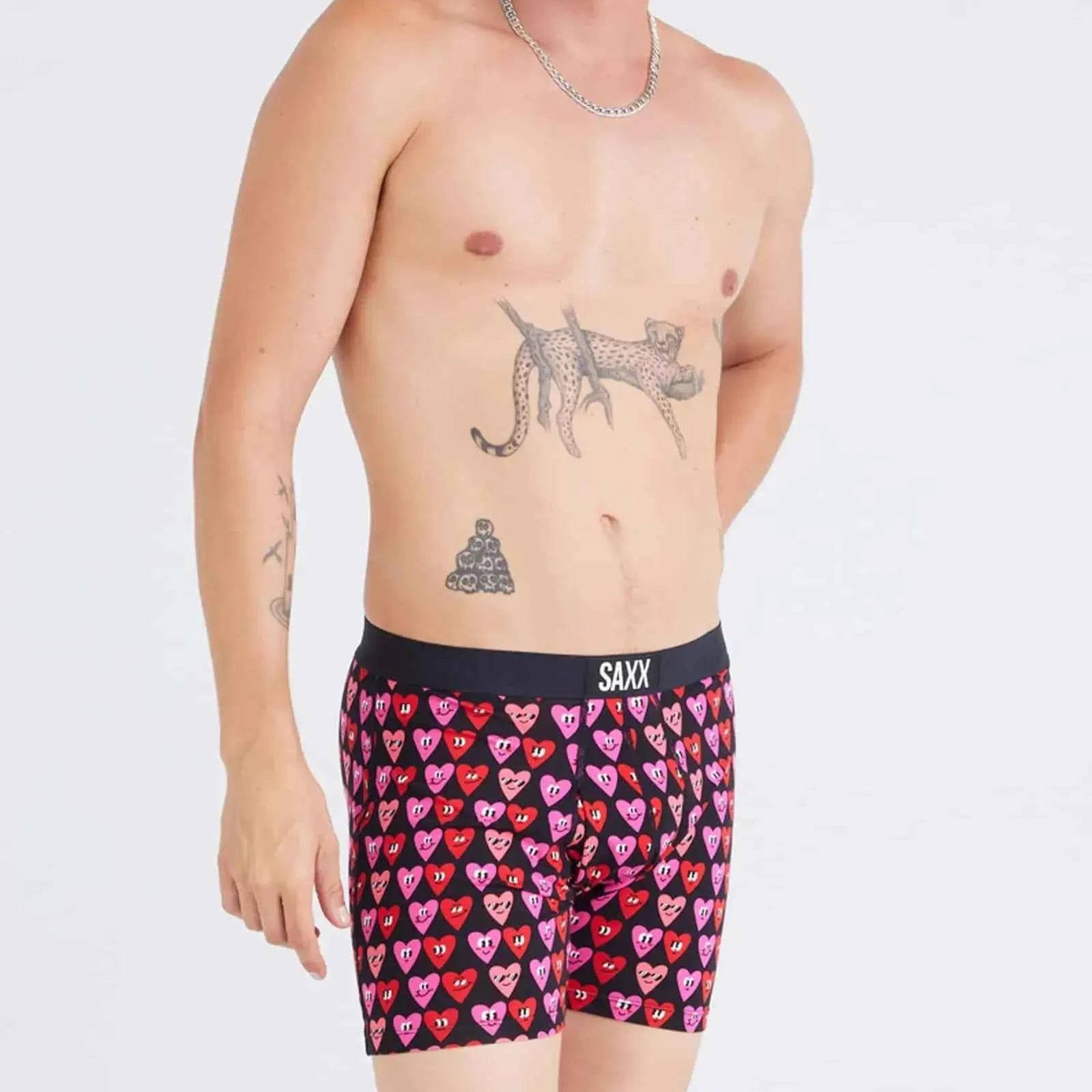 SAXX Men's Ultra Super Soft Comfort Boxer Brief 5 Inch Inseam BallPark Pouch