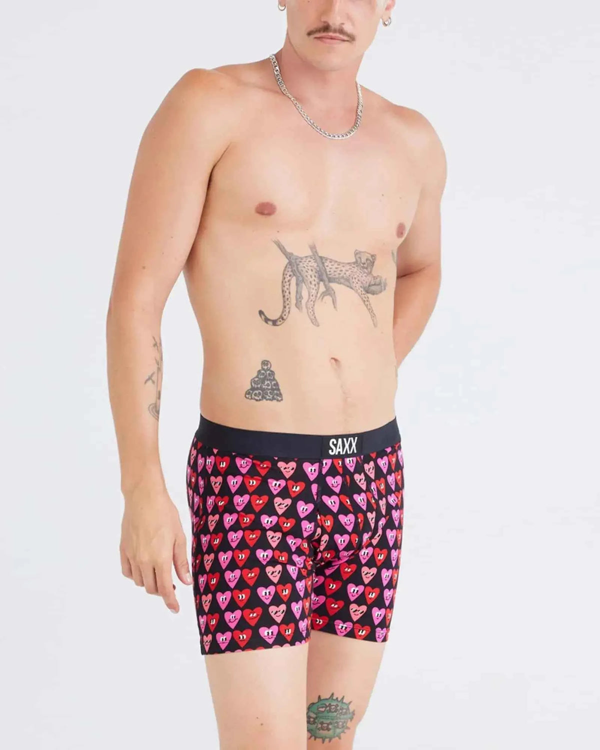 SAXX Men's Ultra Super Soft Comfort Boxer Brief 5 Inch Inseam BallPark Pouch