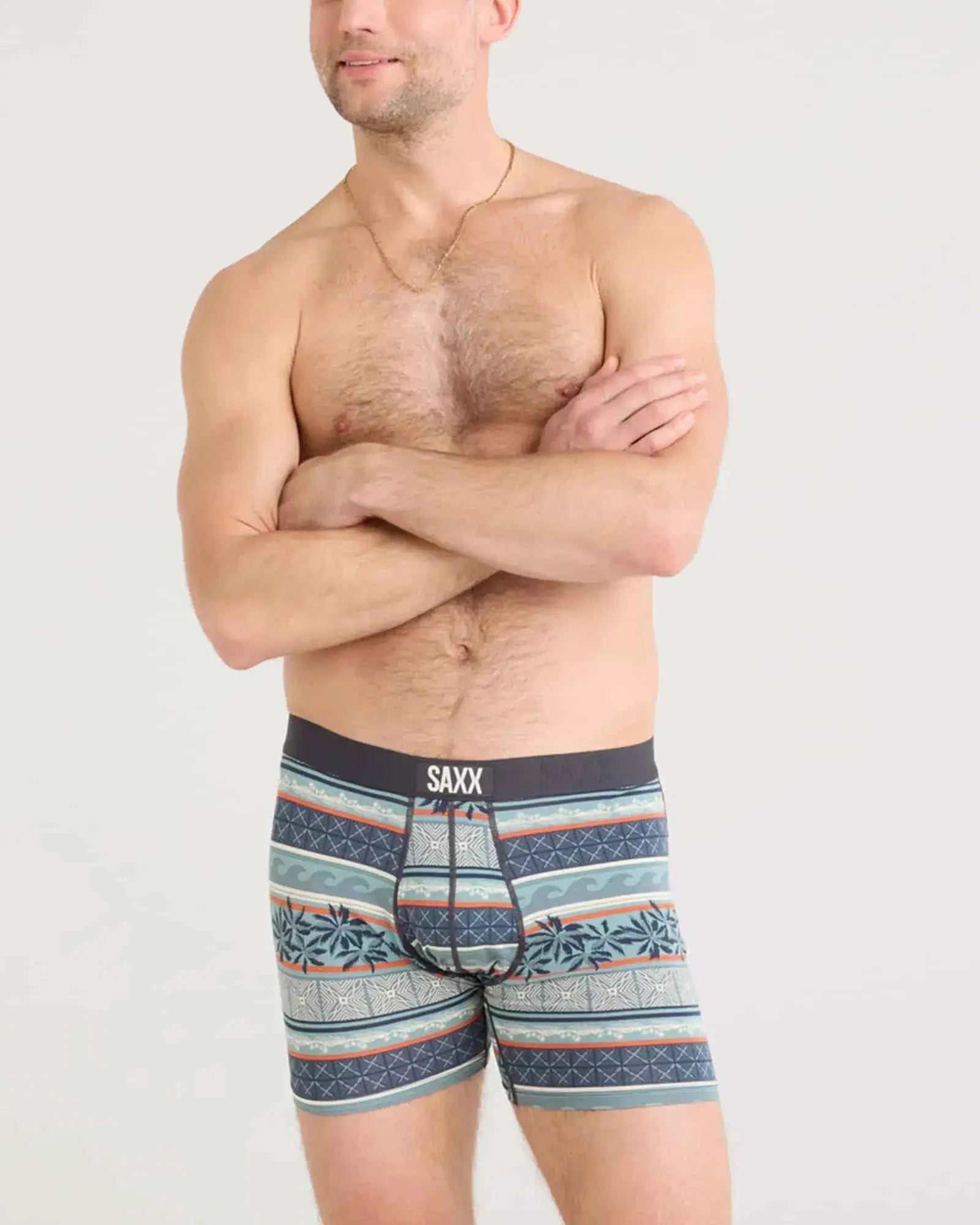 SAXX Men's Ultra Super Soft Comfort Boxer Brief 5 Inch Inseam BallPark Pouch