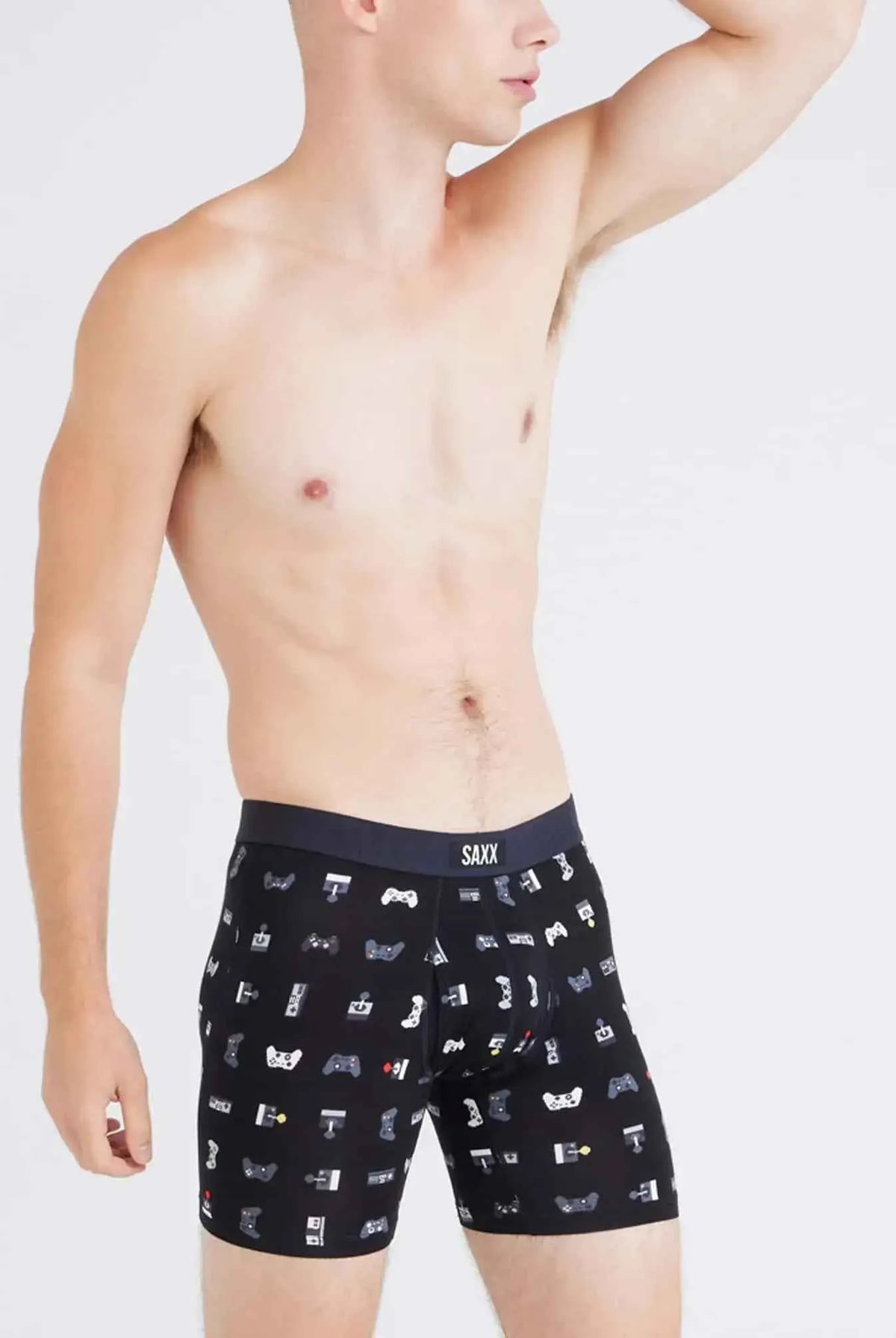 SAXX Men's Vibe Xtra Soft Comfort Boxer Brief 6 Inch Inseam BallPark Pouch