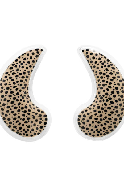 leopard print eye gel reusable