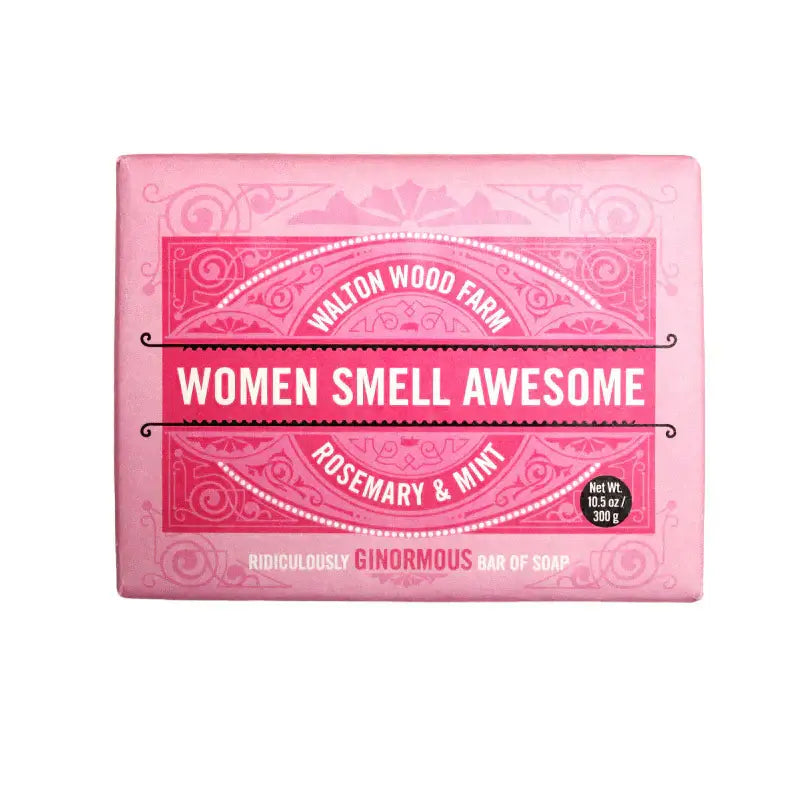 walton wood farm women smell awesome giant soap bar rosemary mint