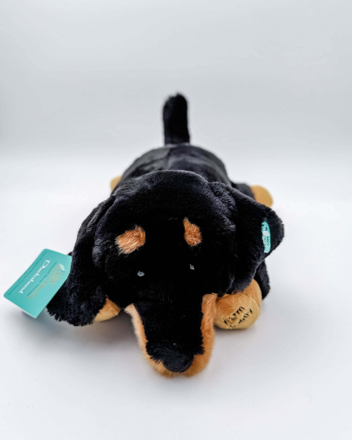 Warm Buddy Heat Up Stuffed Animal Cuddle Buddy Dachshund 15" - Therapeutic warm up weighted dog black and brown