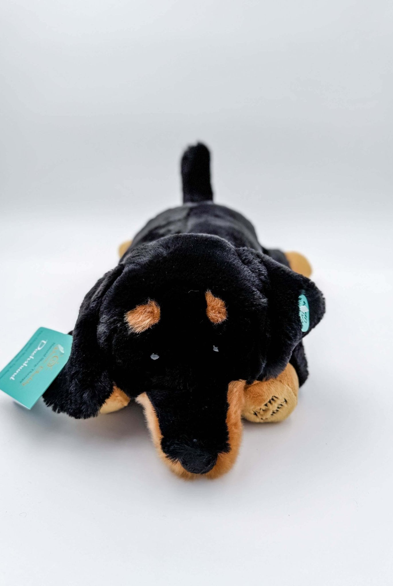 Warm Buddy Heat Up Stuffed Animal Cuddle Buddy Dachshund 15" - Therapeutic warm up weighted dog black and brown