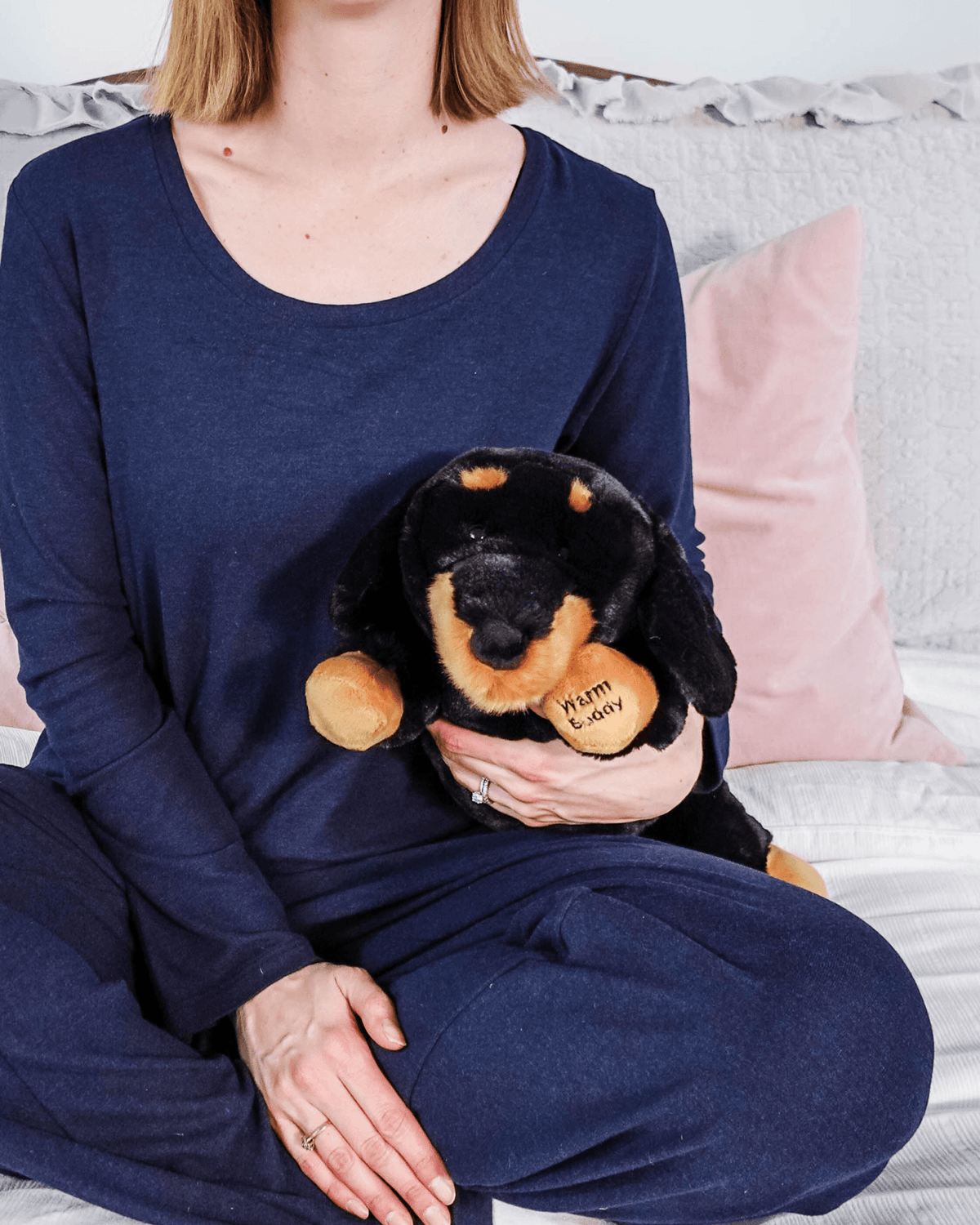 Warm Buddy Heat Up Stuffed Animal Cuddle Buddy Dachshund 15" - Warm Buddy Co. - Cloud Nine Pajamas
