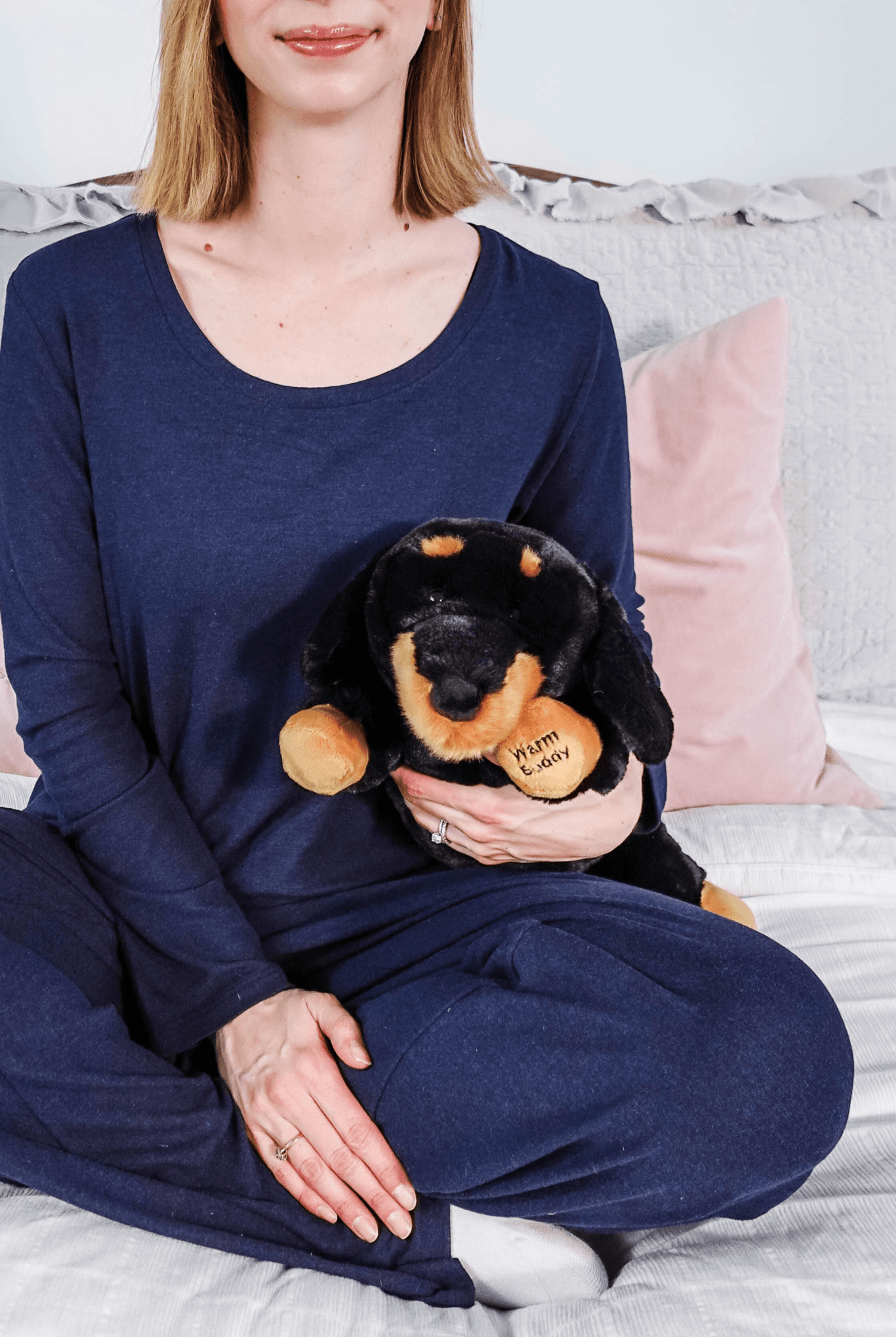 Warm Buddy Heat Up Stuffed Animal Cuddle Buddy Dachshund 15" - Warm Buddy Co. - Cloud Nine Pajamas