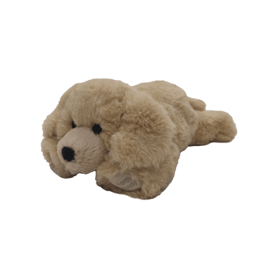 Warm Buddy Heat Up Stuffed Animal Little Buddy Labrador Puppy 8" plush toy with soft fur for comfort.