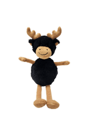 Warm Buddy Tiny Moosey Mini Pet plush toy, perfect for cuddling and snuggling, 6-inch size for kids.